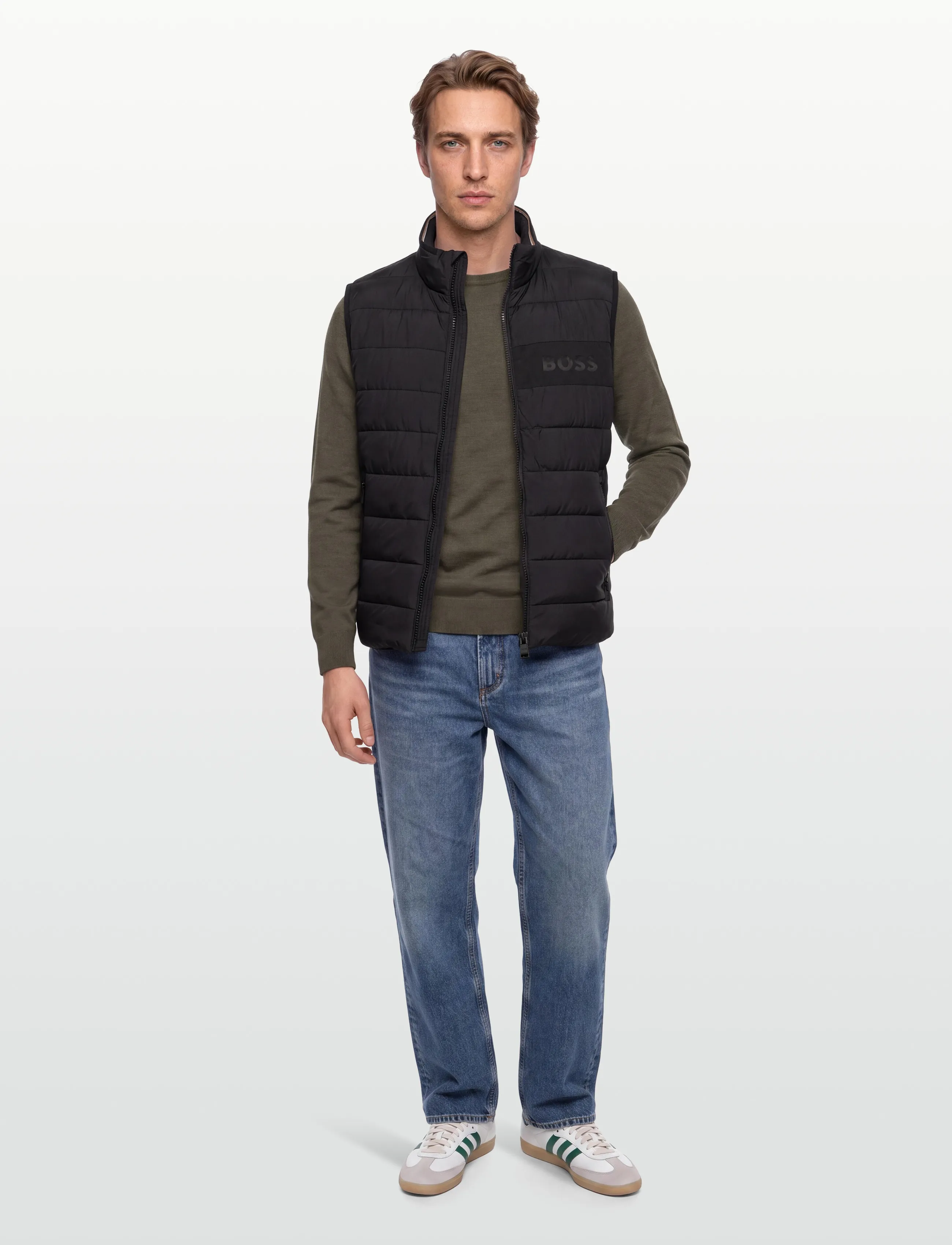 BOSS H-Cenito, 56, Designer, Schwarz - Westen, Männerswear