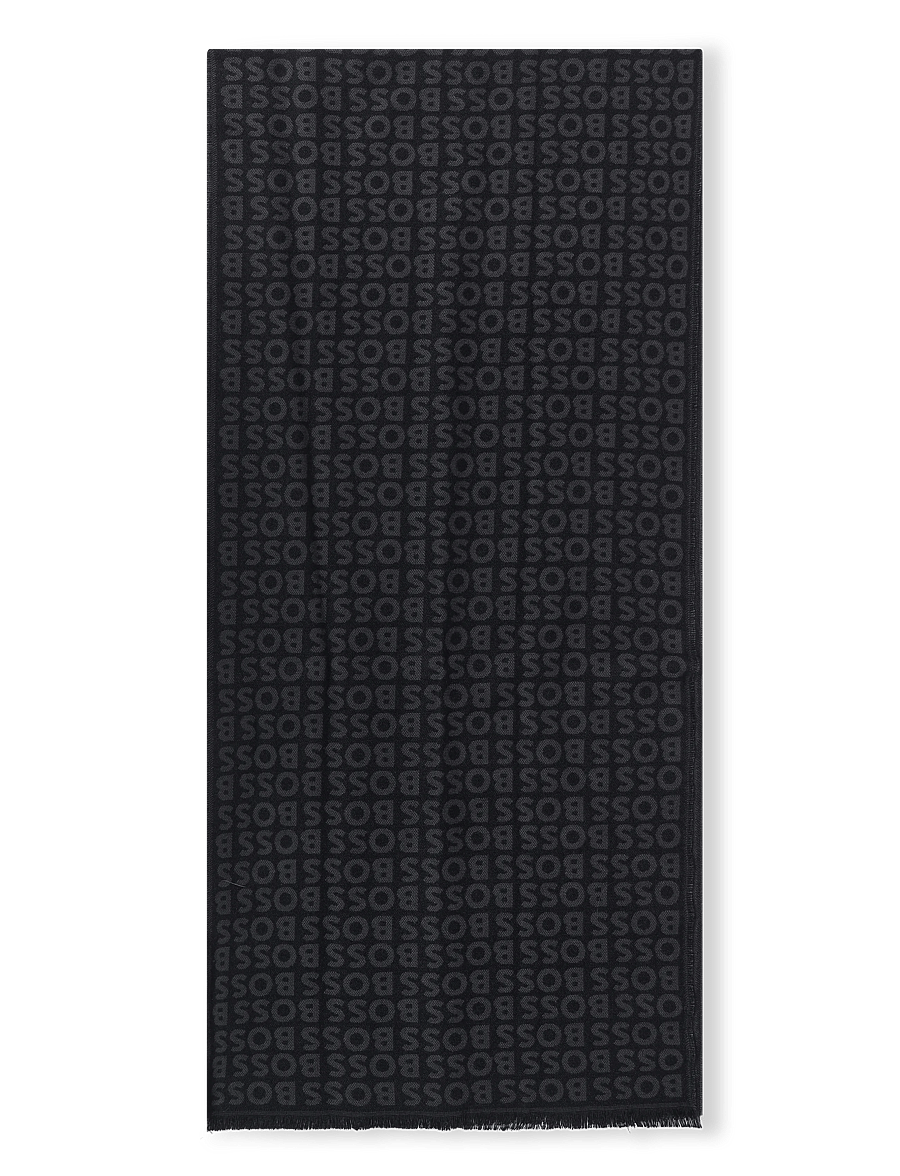 BOSS - Tadic_40*180 - lette skjerf - black - 0
