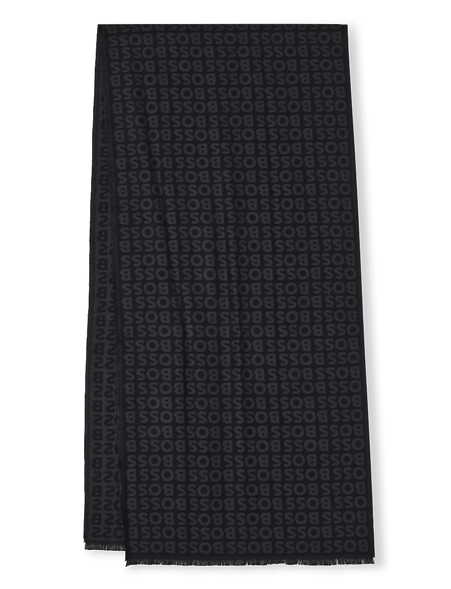 BOSS - Tadic_40*180 - lette skjerf - black - 1