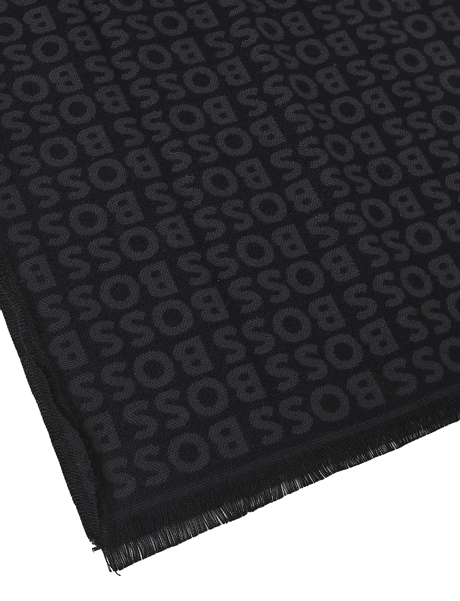 BOSS - Tadic_40*180 - lette skjerf - black - 2