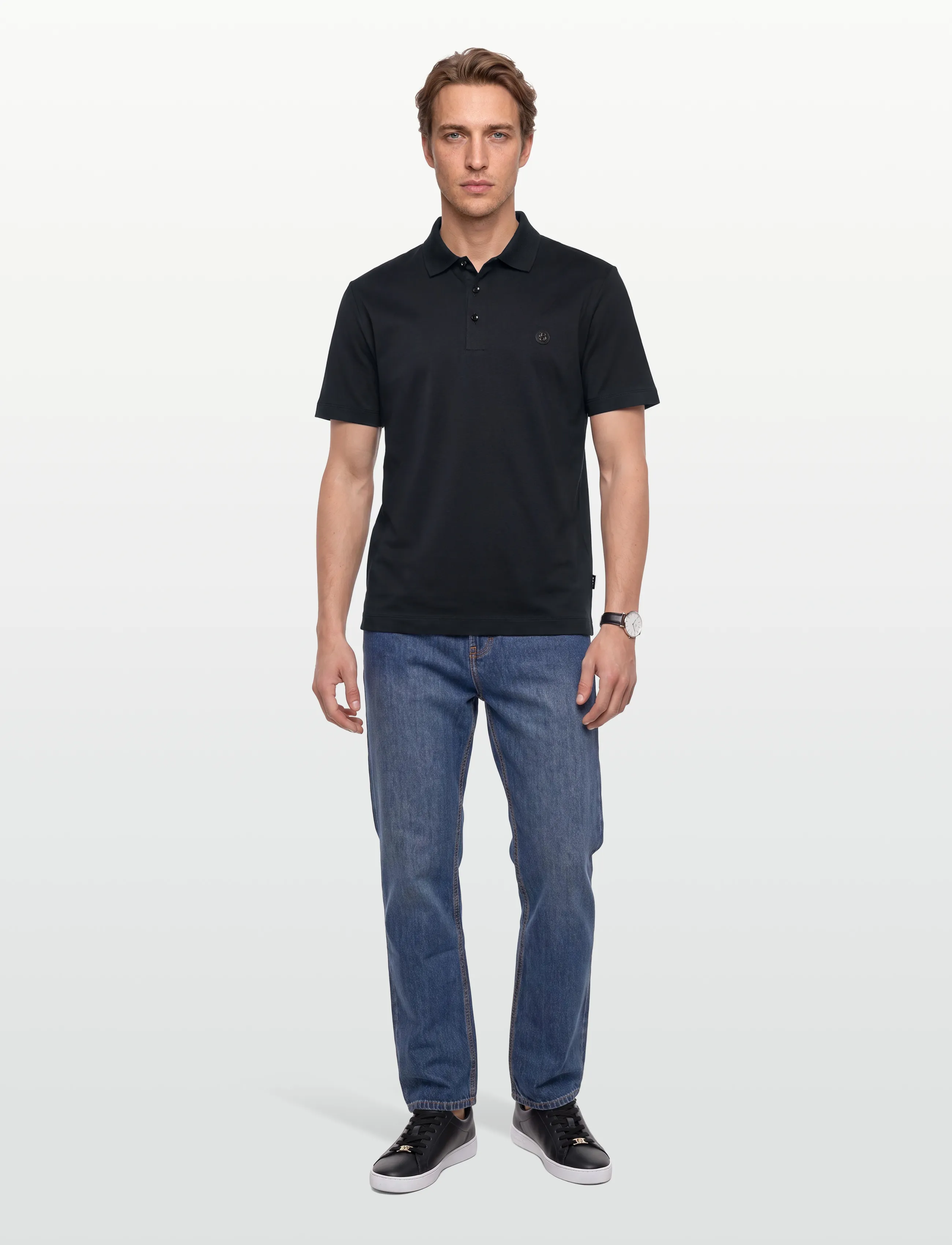 BOSS C-Parris 01, XL, Black, Poloer > Kortærmede, Herre