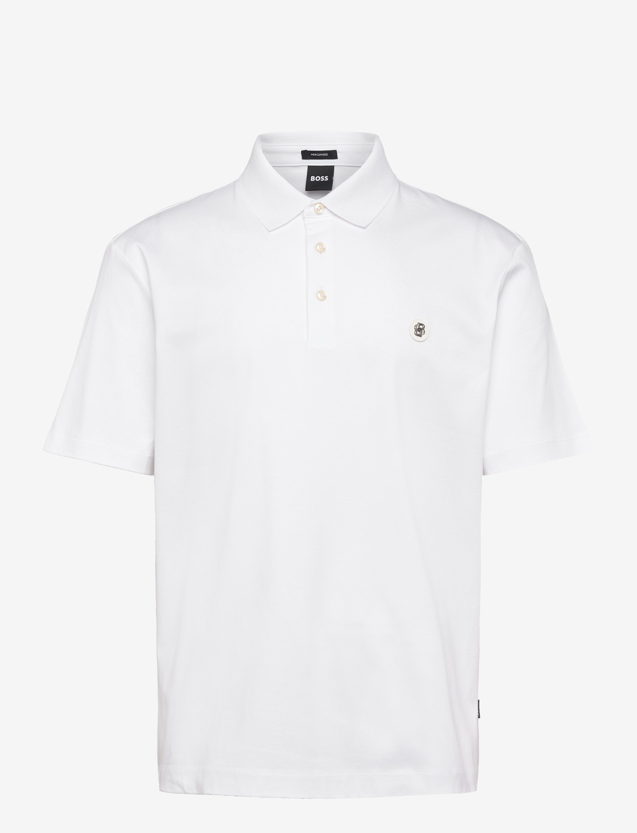 BOSS - C-Parris 01 - kortärmade pikéer - natural - 0