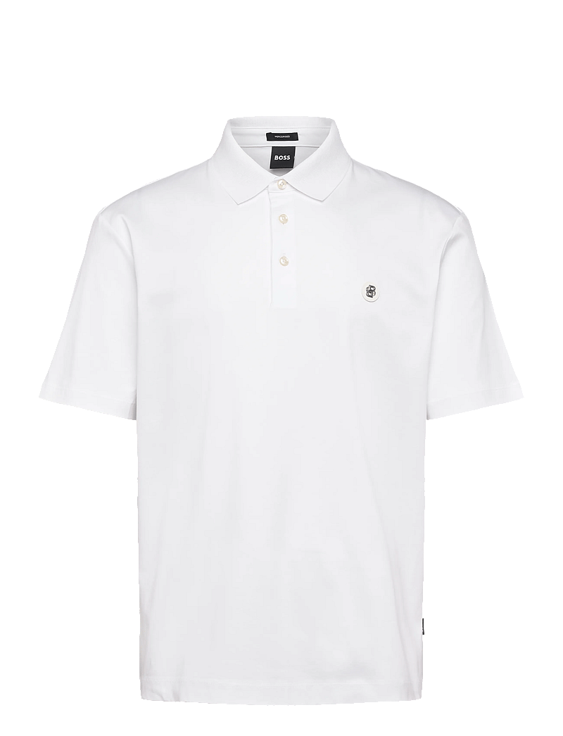 BOSS - C-Parris 01 - kortärmade pikéer - natural - 0