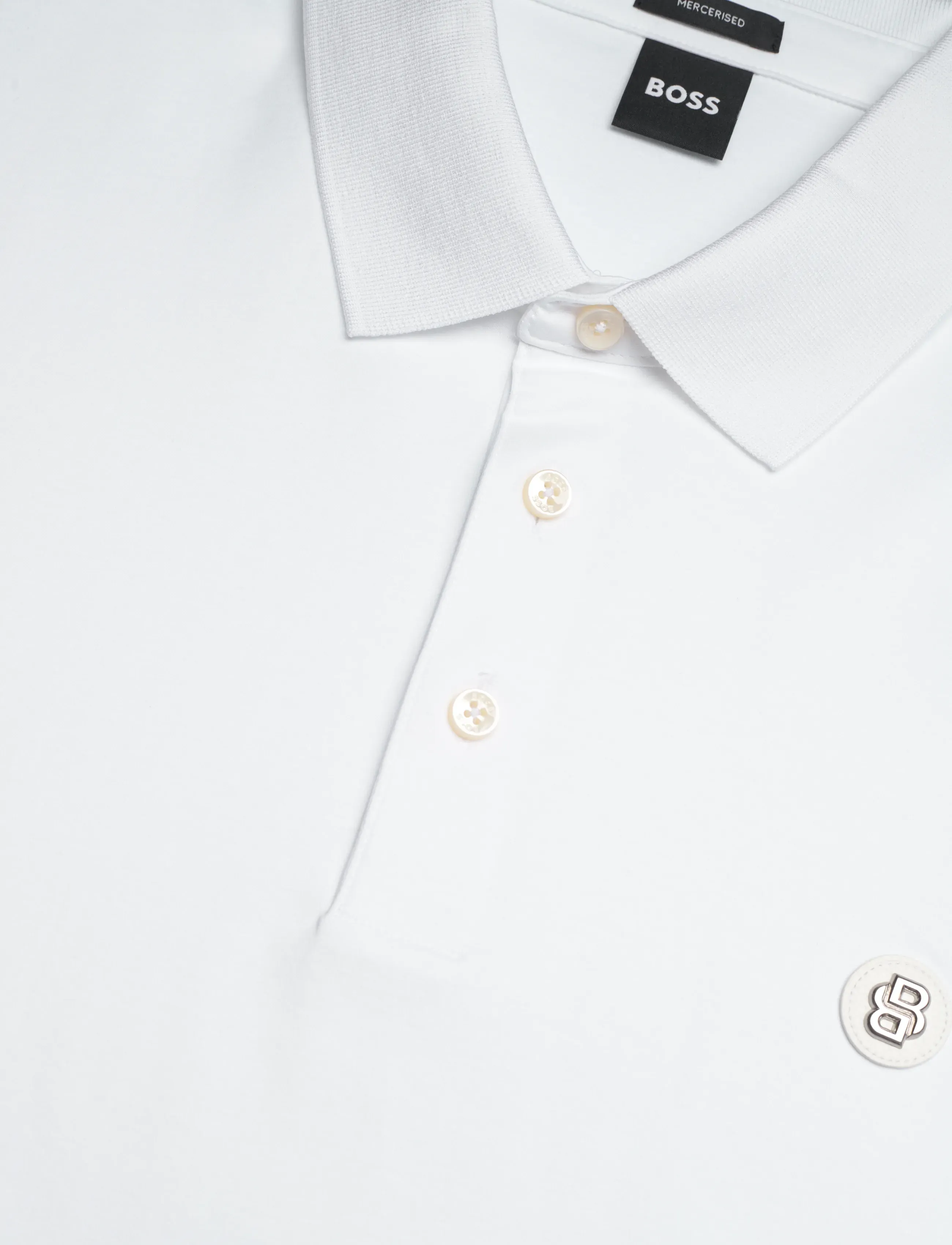 BOSS - C-Parris 01 - short-sleeved polos - natural - 2