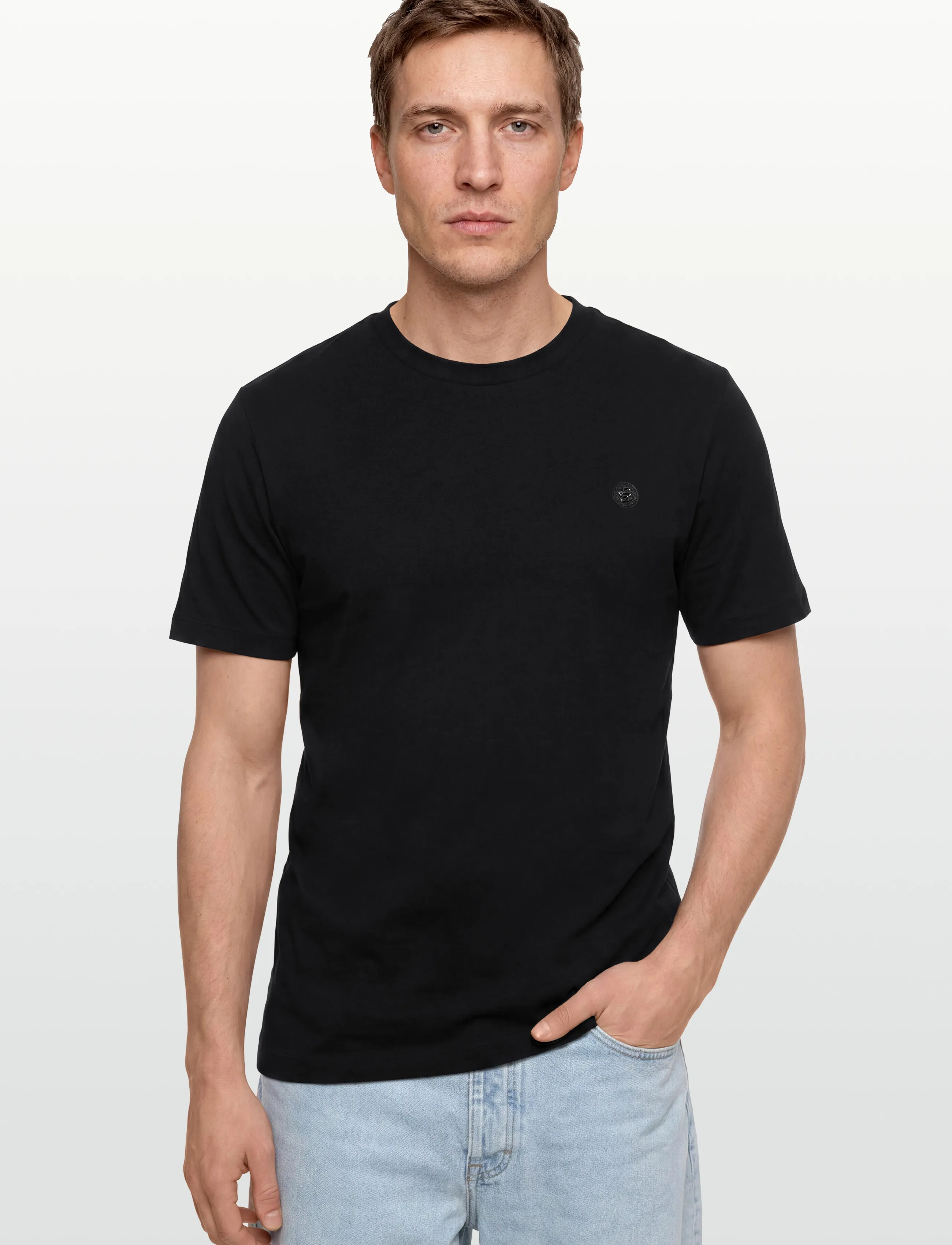 BOSS - C-Taut 01 - basic t-shirts - black - 3