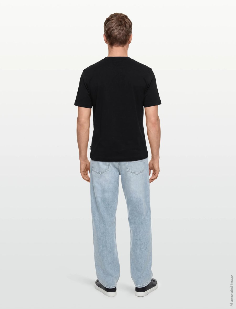 BOSS - C-Taut 01 - kurzärmelige t-shirts - black - 4