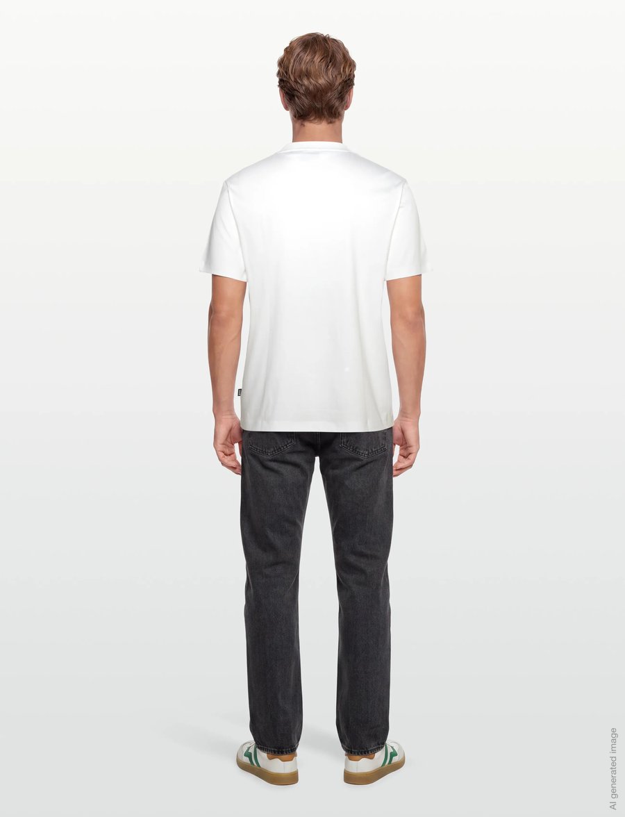 BOSS - C-Taut 01 - kortærmede t-shirts - white - 4