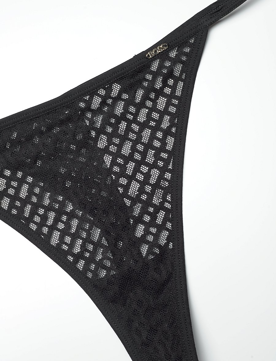 BOSS - STRING B LACE - tangas - black - 2