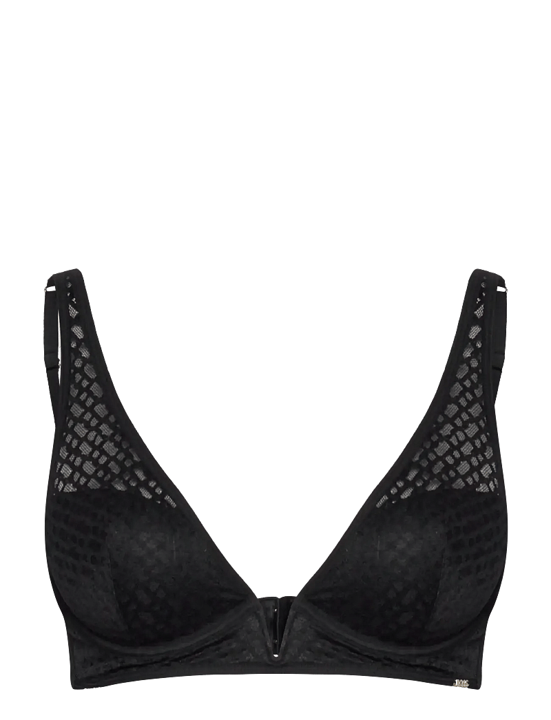 BOSS - TRIANGLE B LACE - plunge bhs - black - 0