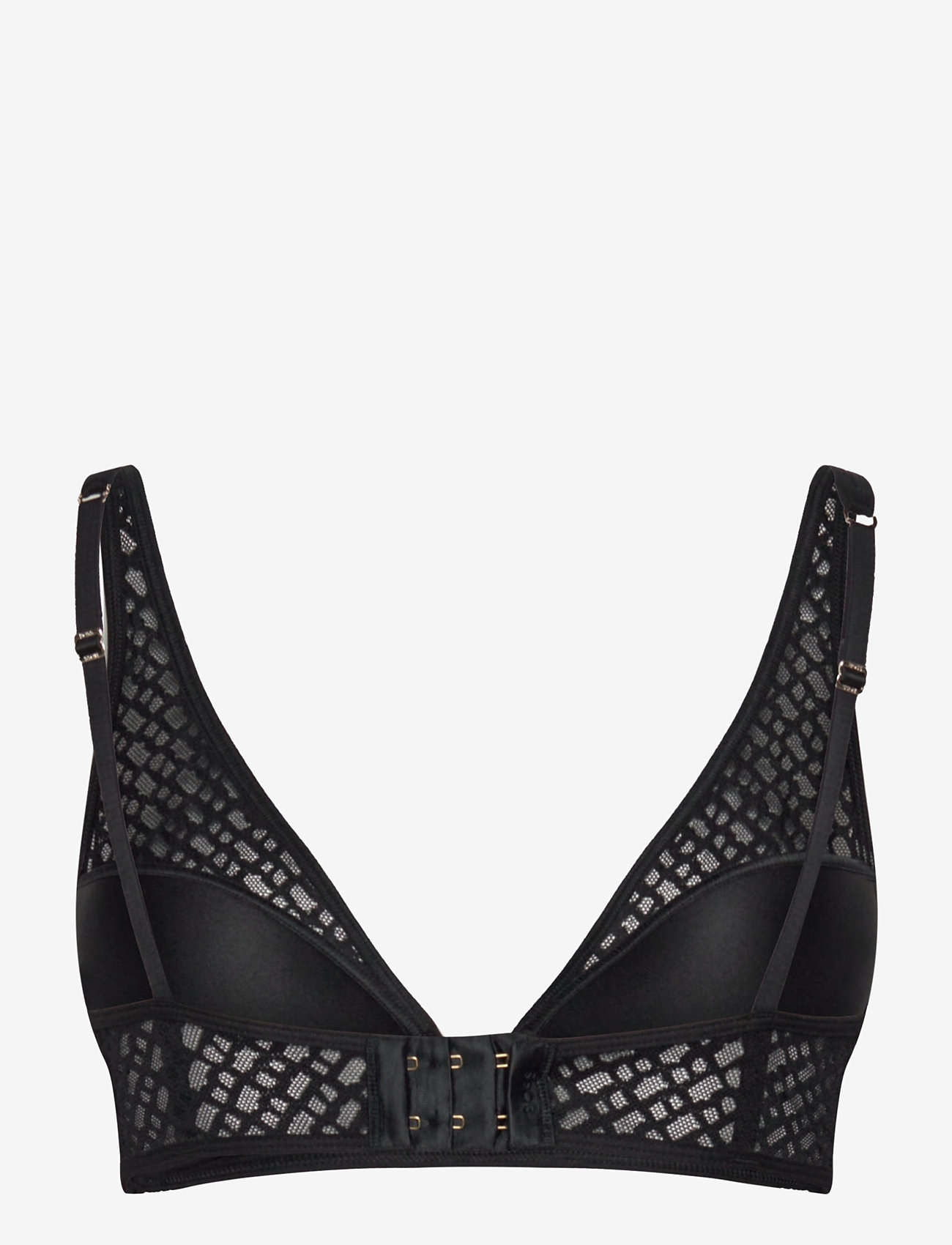 BOSS - TRIANGLE  B LACE - plunge bhs - black - 1