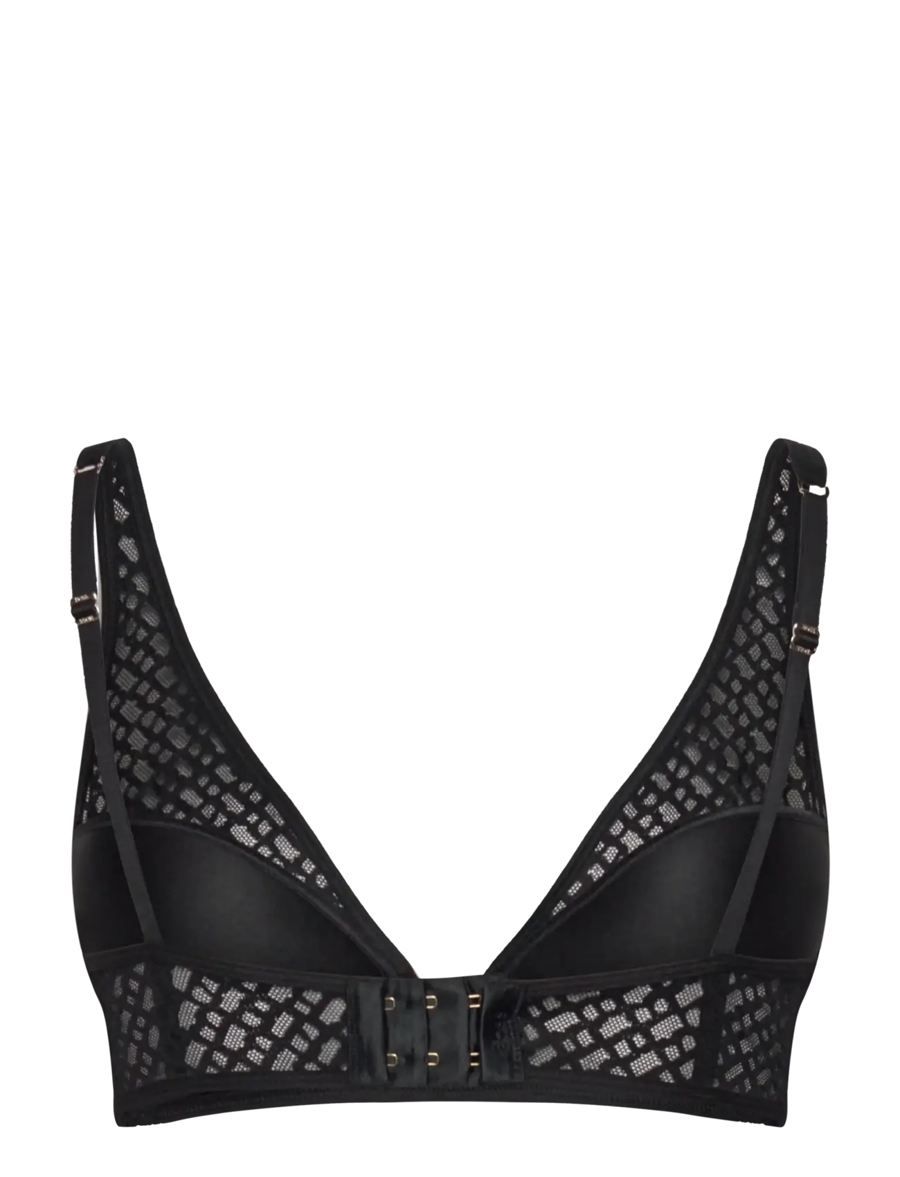 BOSS - TRIANGLE  B LACE - plunge bh's - black - 1