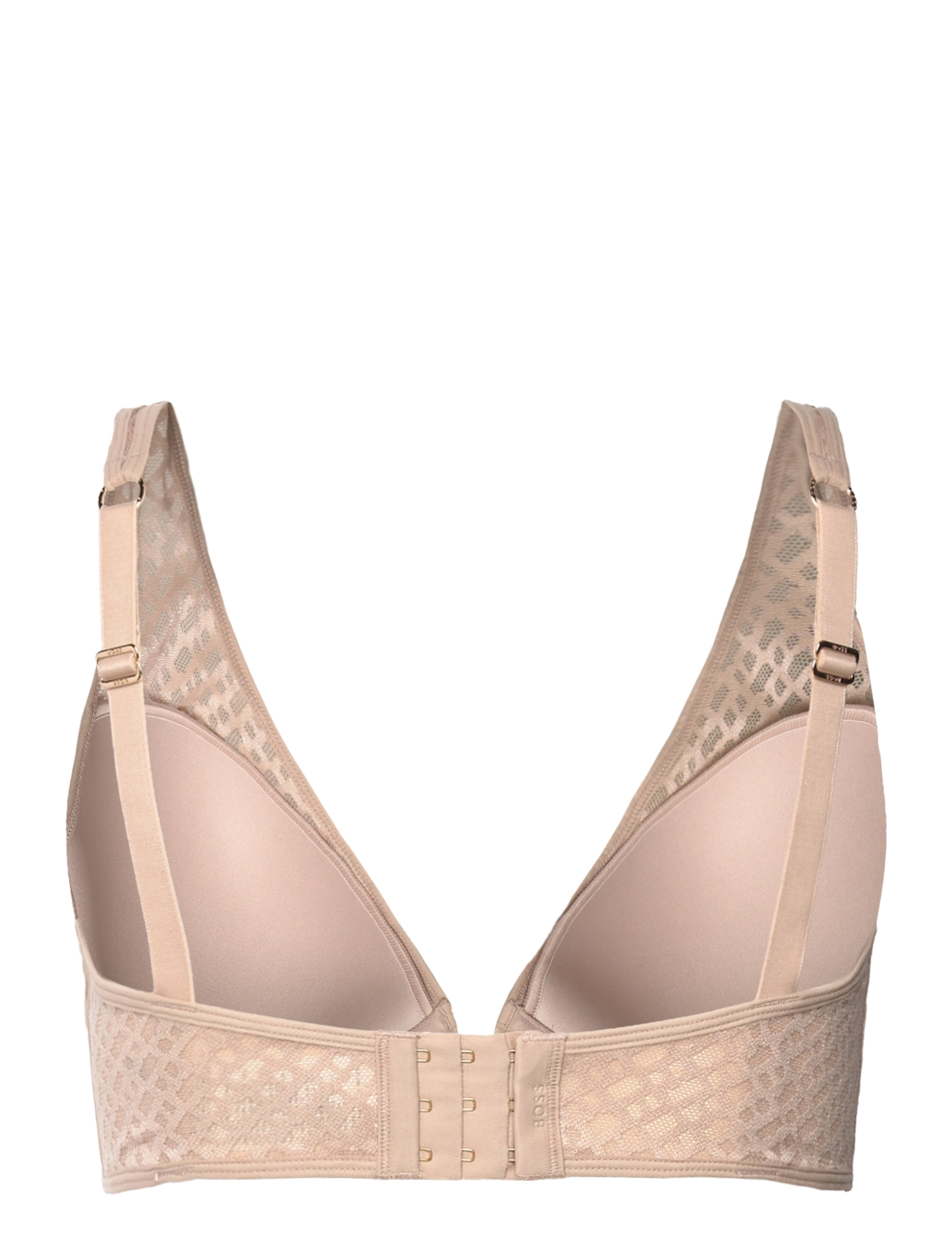 BOSS - TRIANGLE  B LACE - plunge bhs - open beige - 1