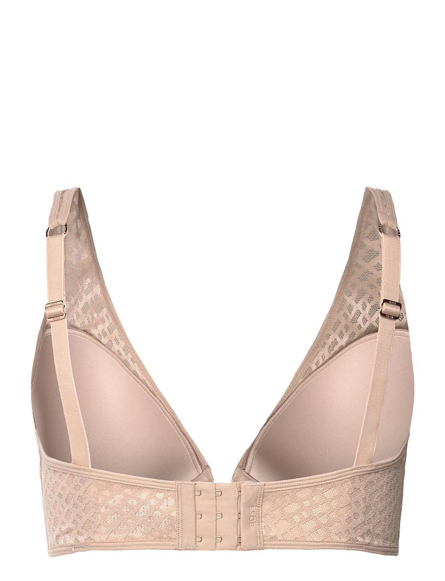 BOSS - TRIANGLE B LACE - plunge bhs - open beige - 1
