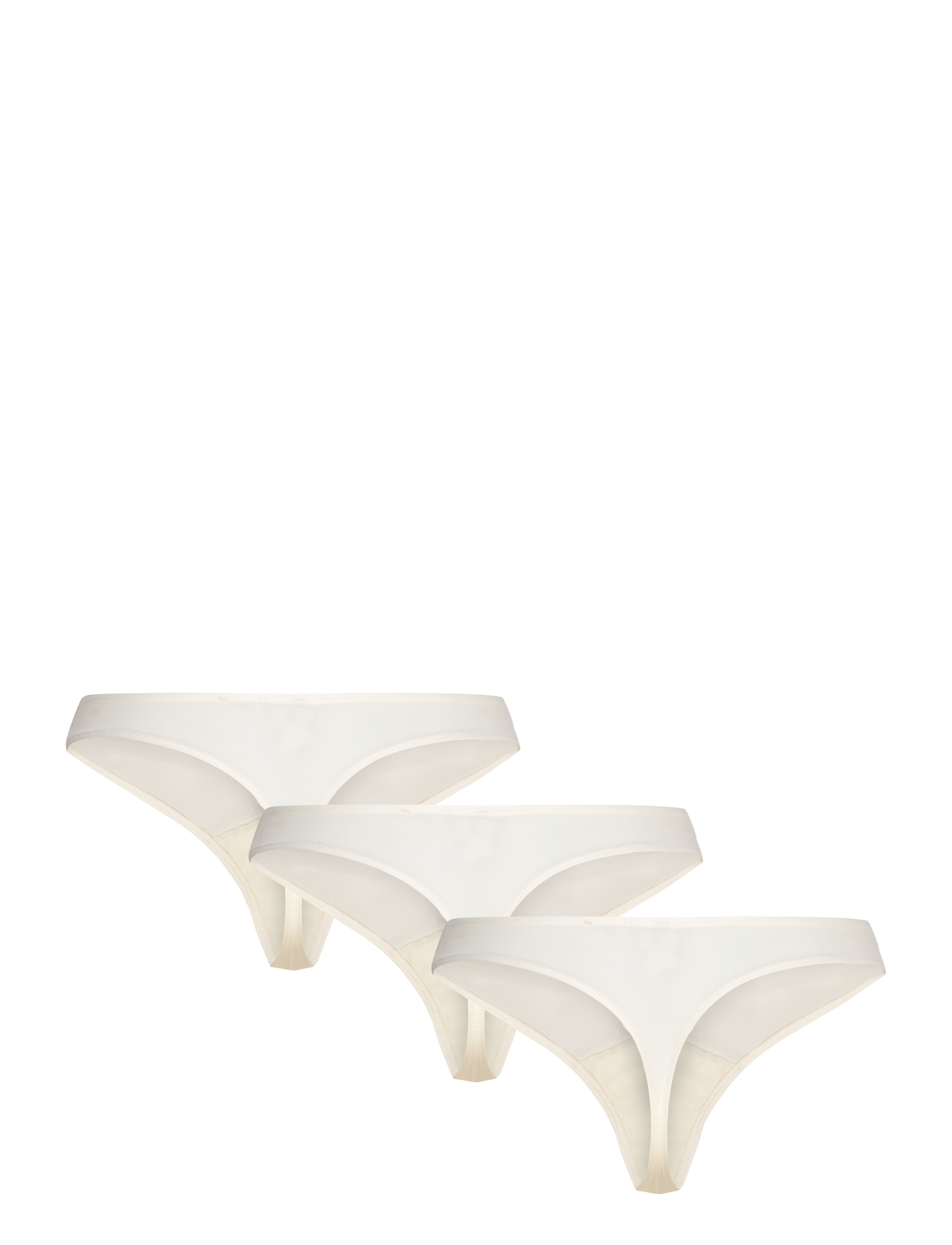 BOSS - 3P THONG MICRO - open white - 1
