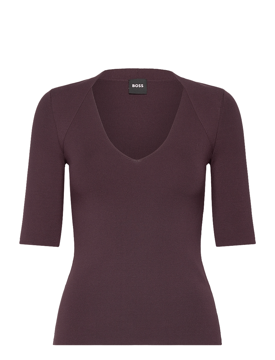BOSS - Fezania - t-shirts - open red - 0