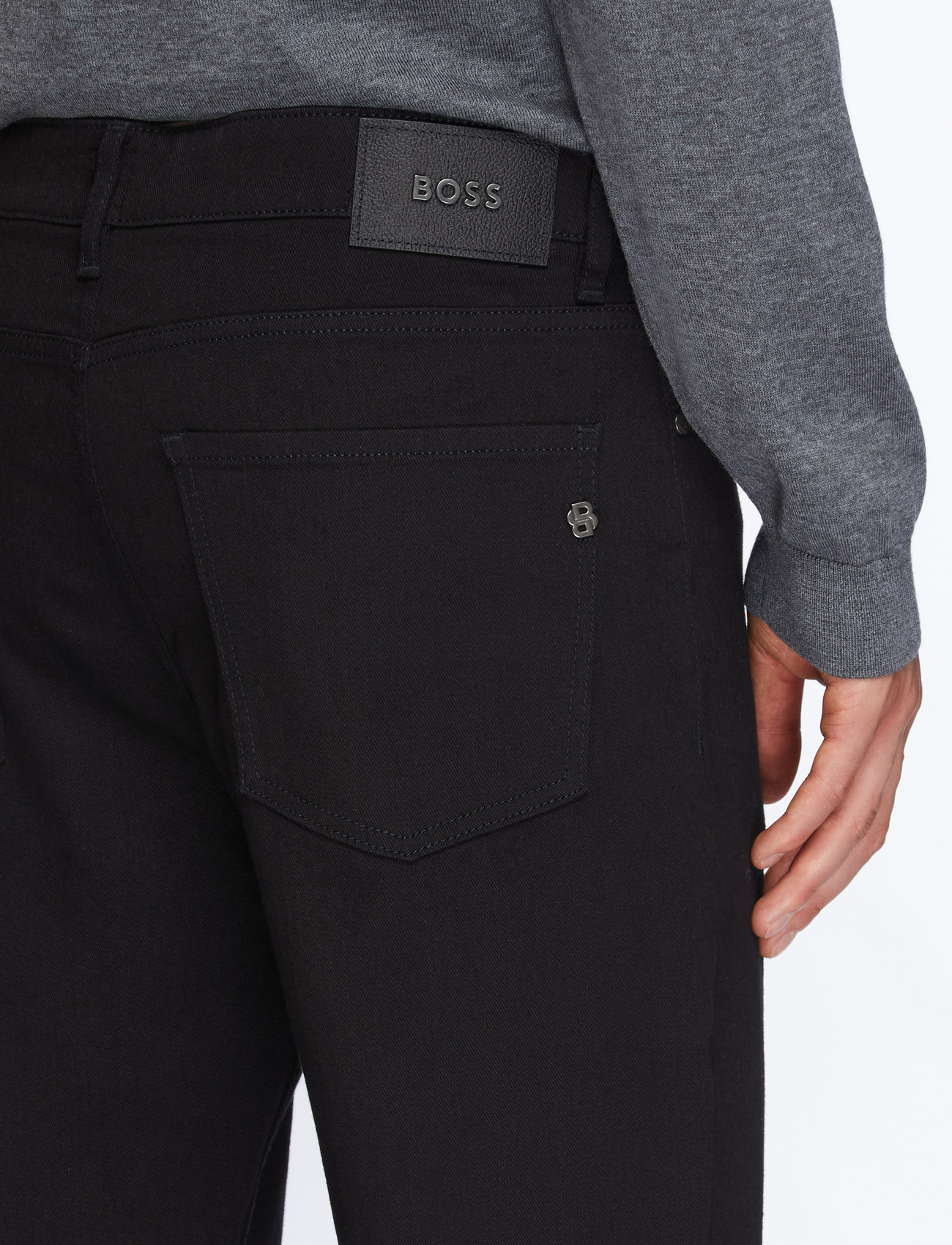 BOSS - H-Re.Maine - regular jeans - black - 5