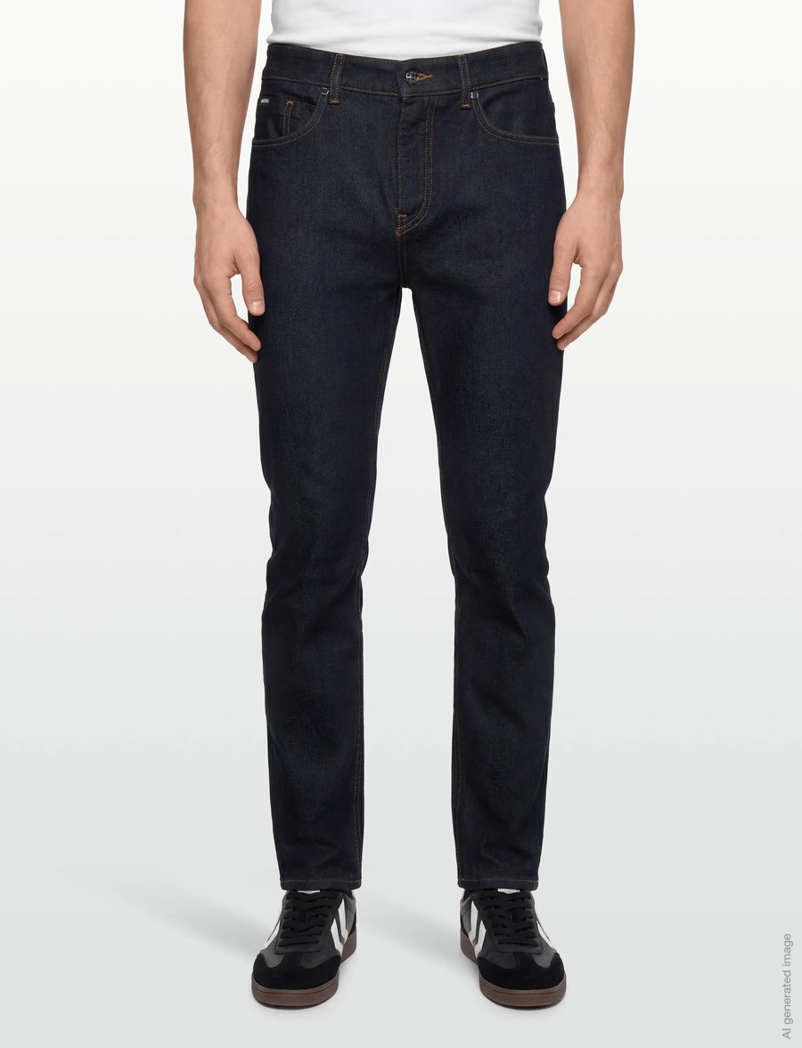 BOSS - H-Re.Maine - normale jeans - navy - 3