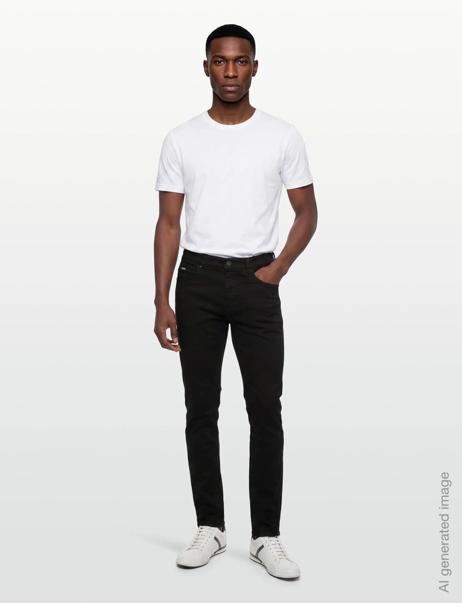 BOSS - H-Delaware - slim jeans - black - 0