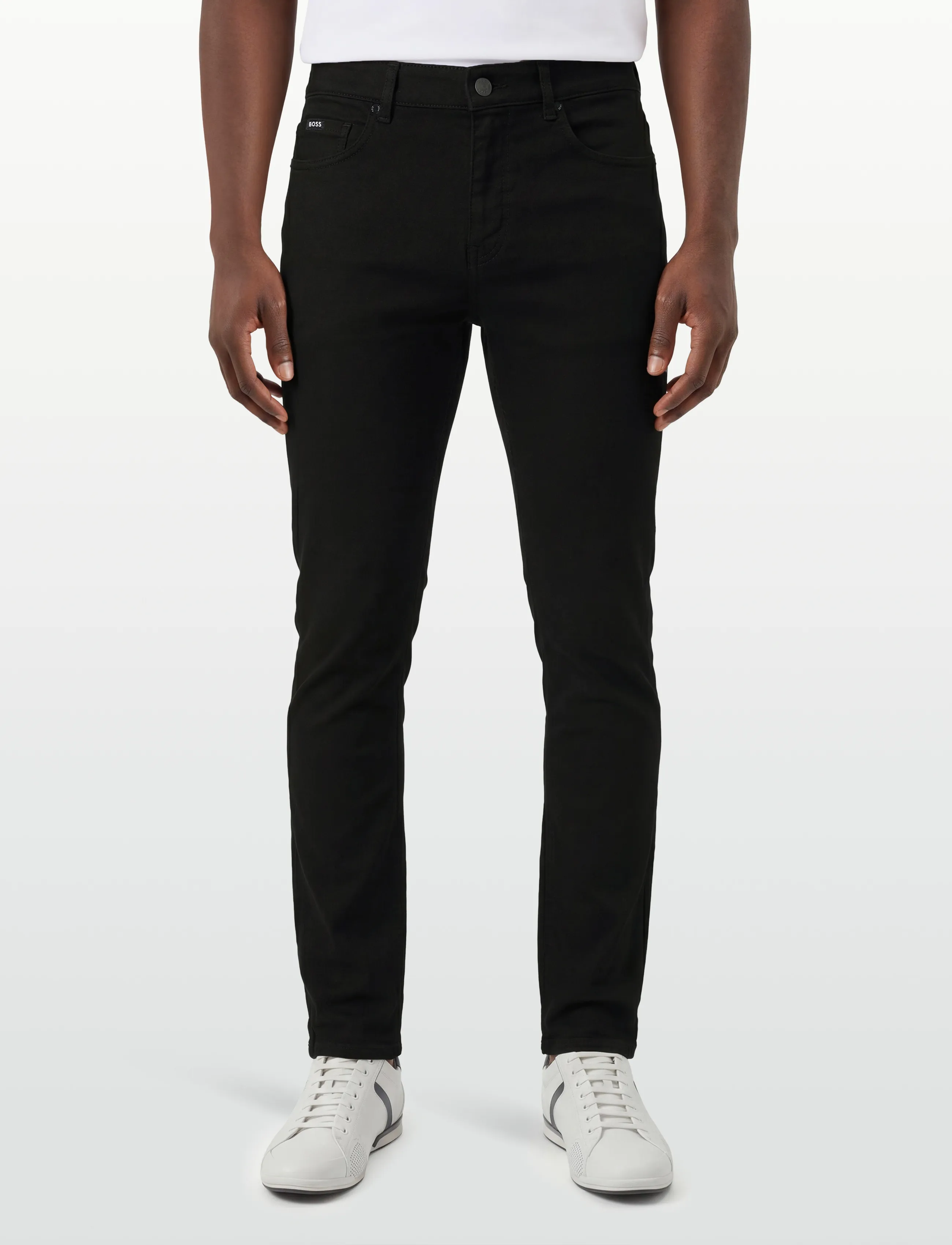 BOSS - H-Delaware - slim-fit jeans - black - 3