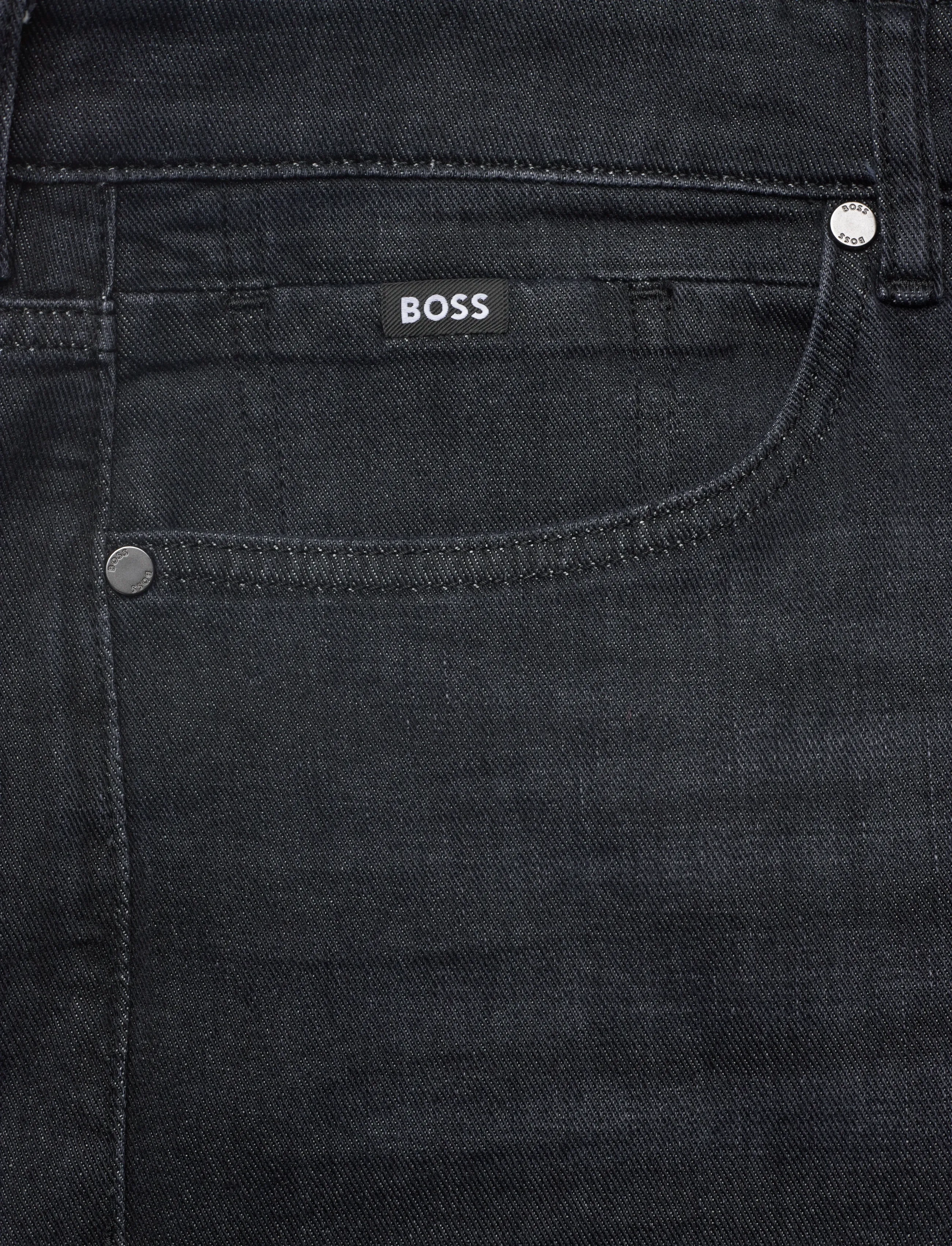 BOSS - H-Re.Maine - džinsa bikses ar tievām starām - charcoal - 2