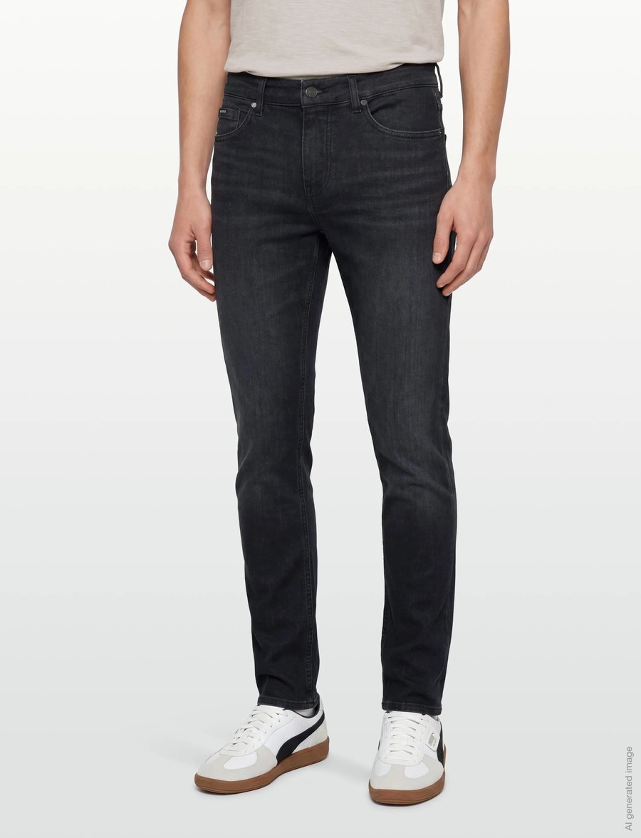 BOSS - H-Delaware - slim jeans - charcoal - 3