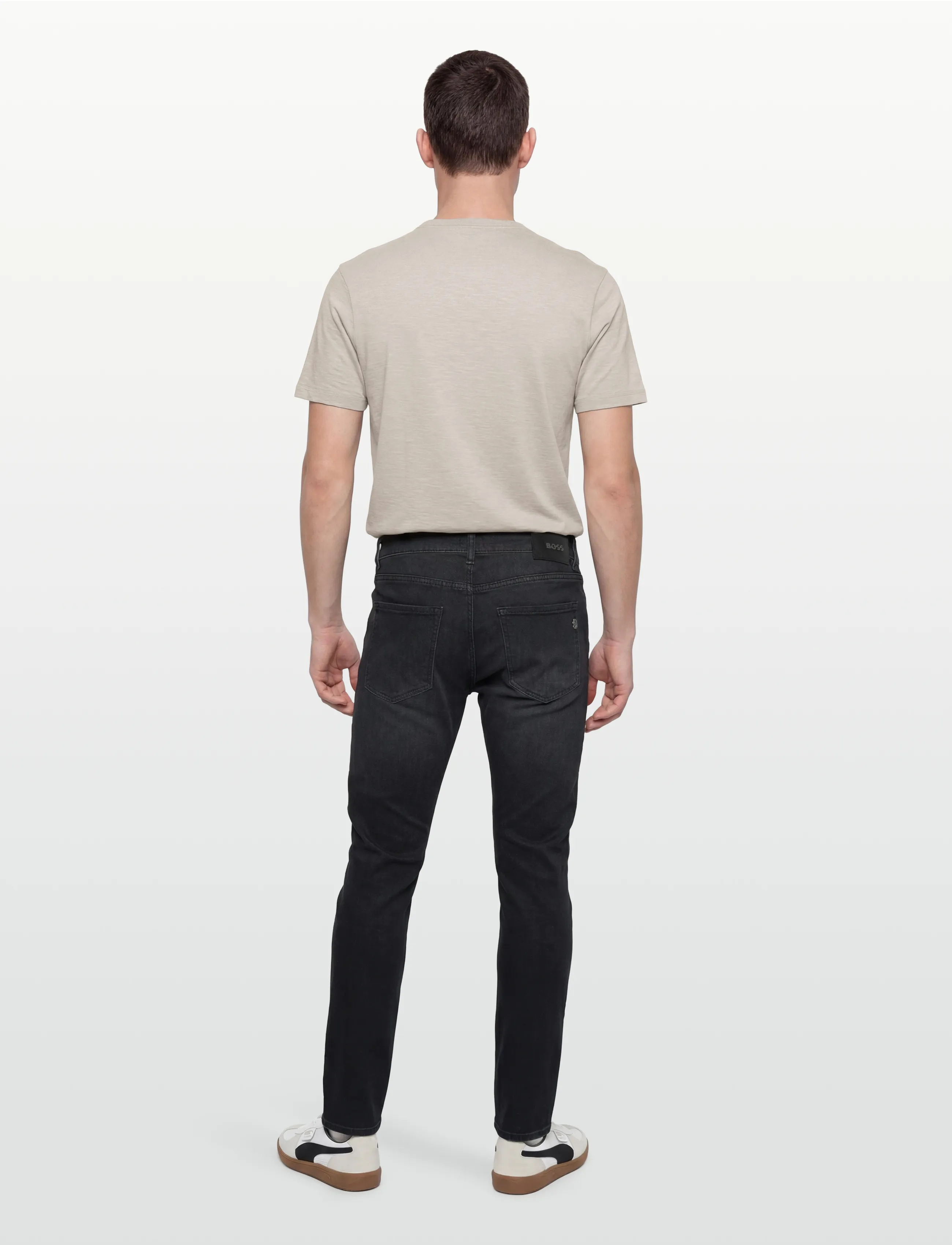 BOSS - H-Delaware - kitsad teksad - charcoal - 4