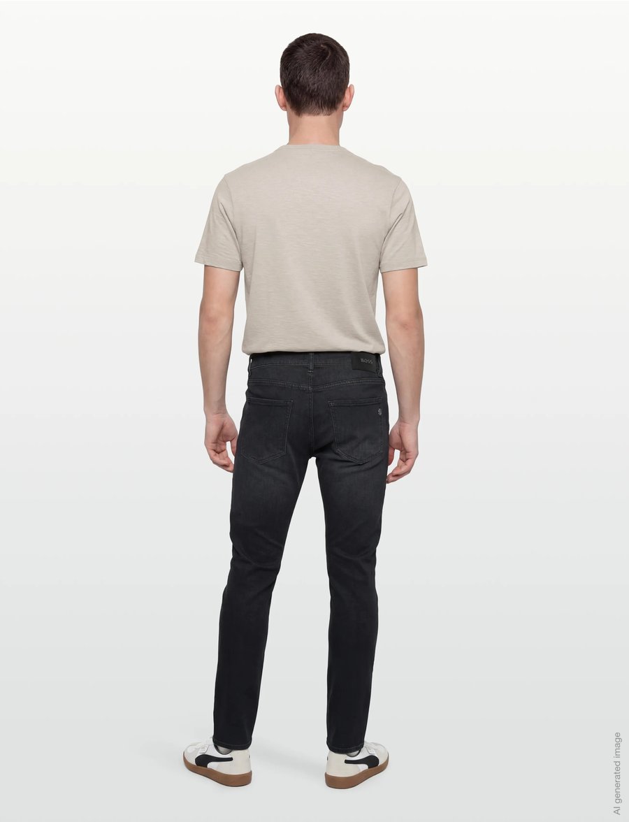 BOSS - H-Delaware - slim jeans - charcoal - 4