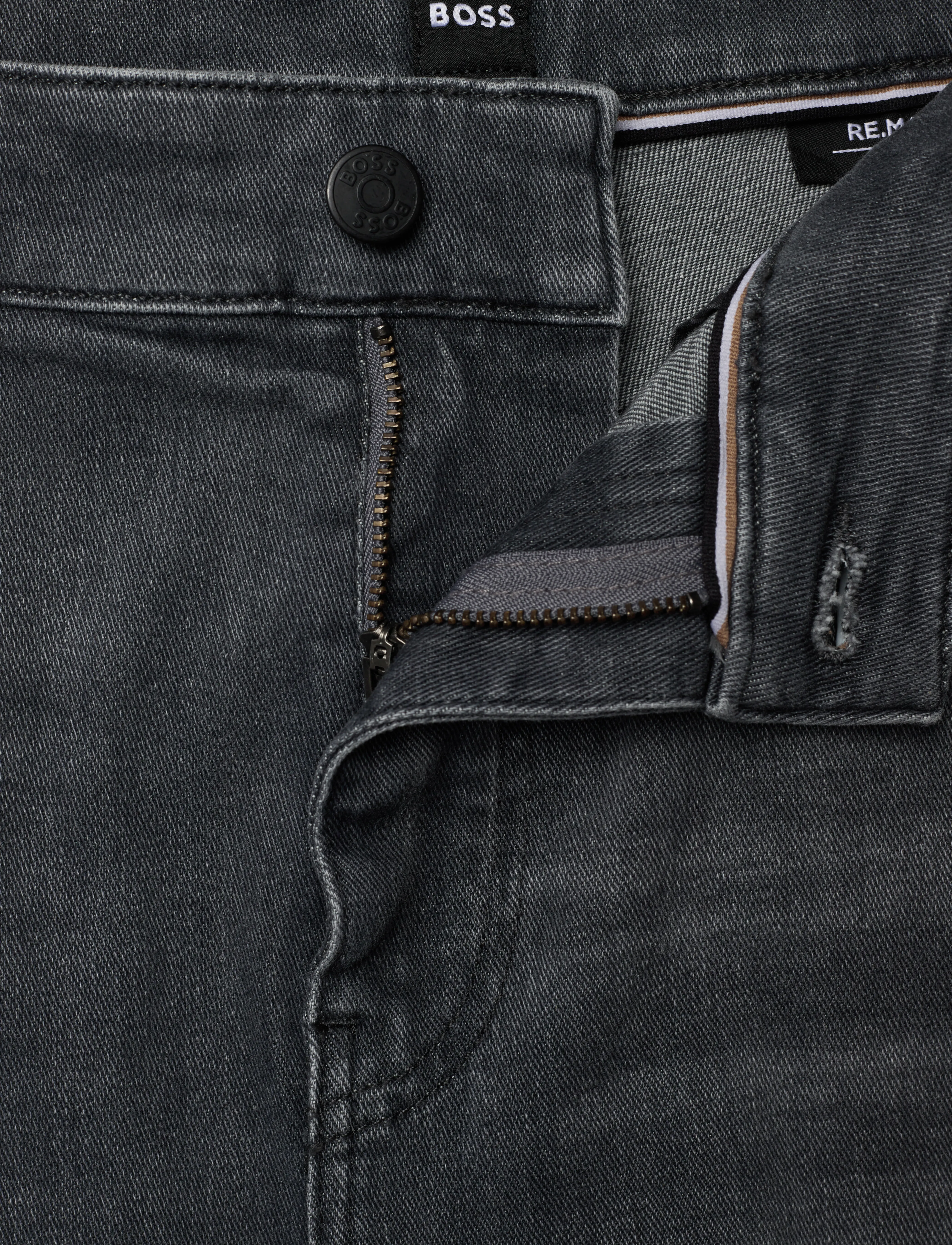 BOSS - H-Re.Maine - regular jeans - medium grey - 3