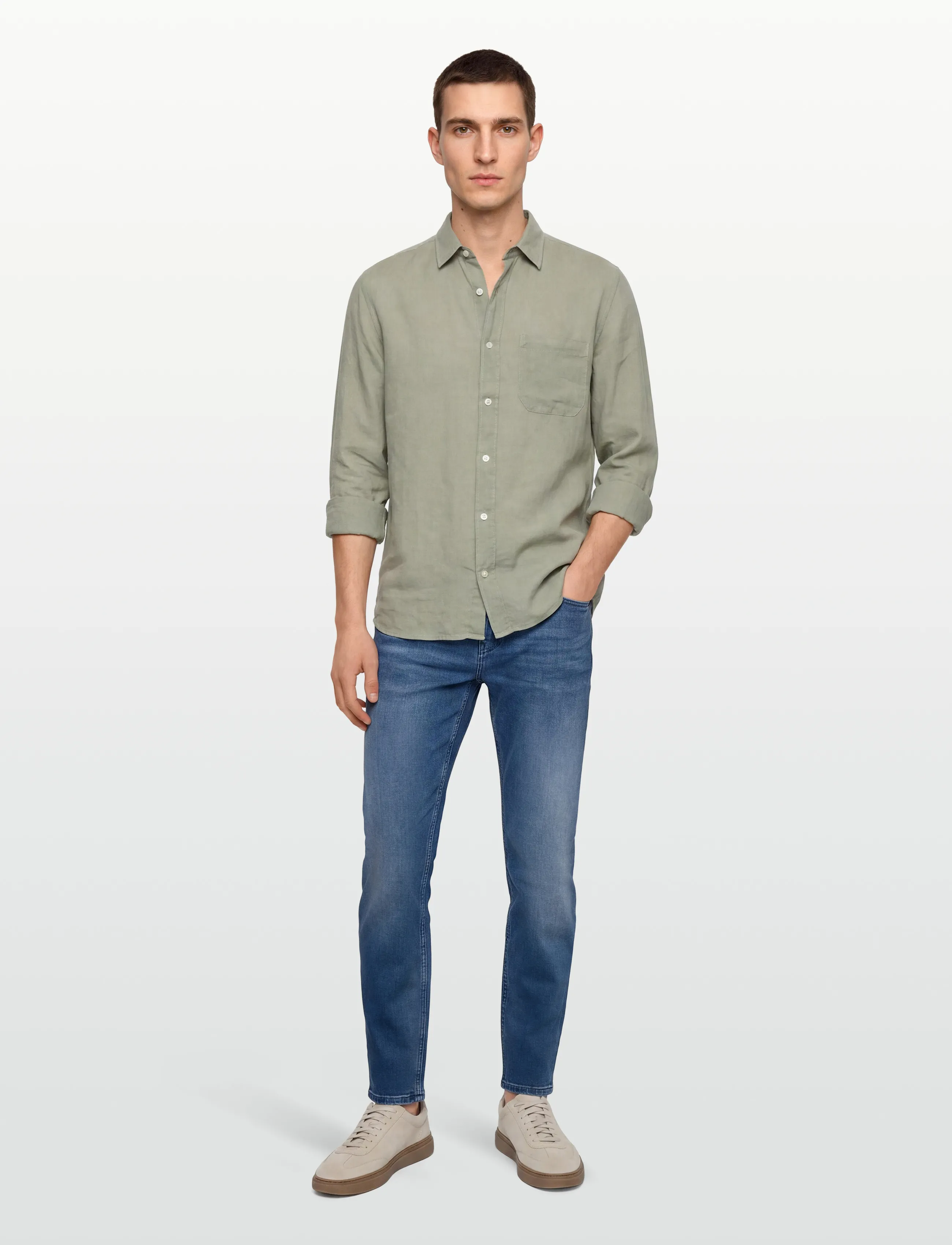 BOSS H-Re.Maine - Normale Jeans - MEDIUM BLUE / blue