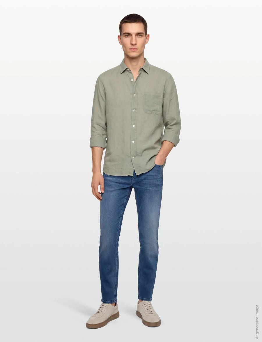 BOSS - H-Re.Maine - regular jeans - medium blue - 0