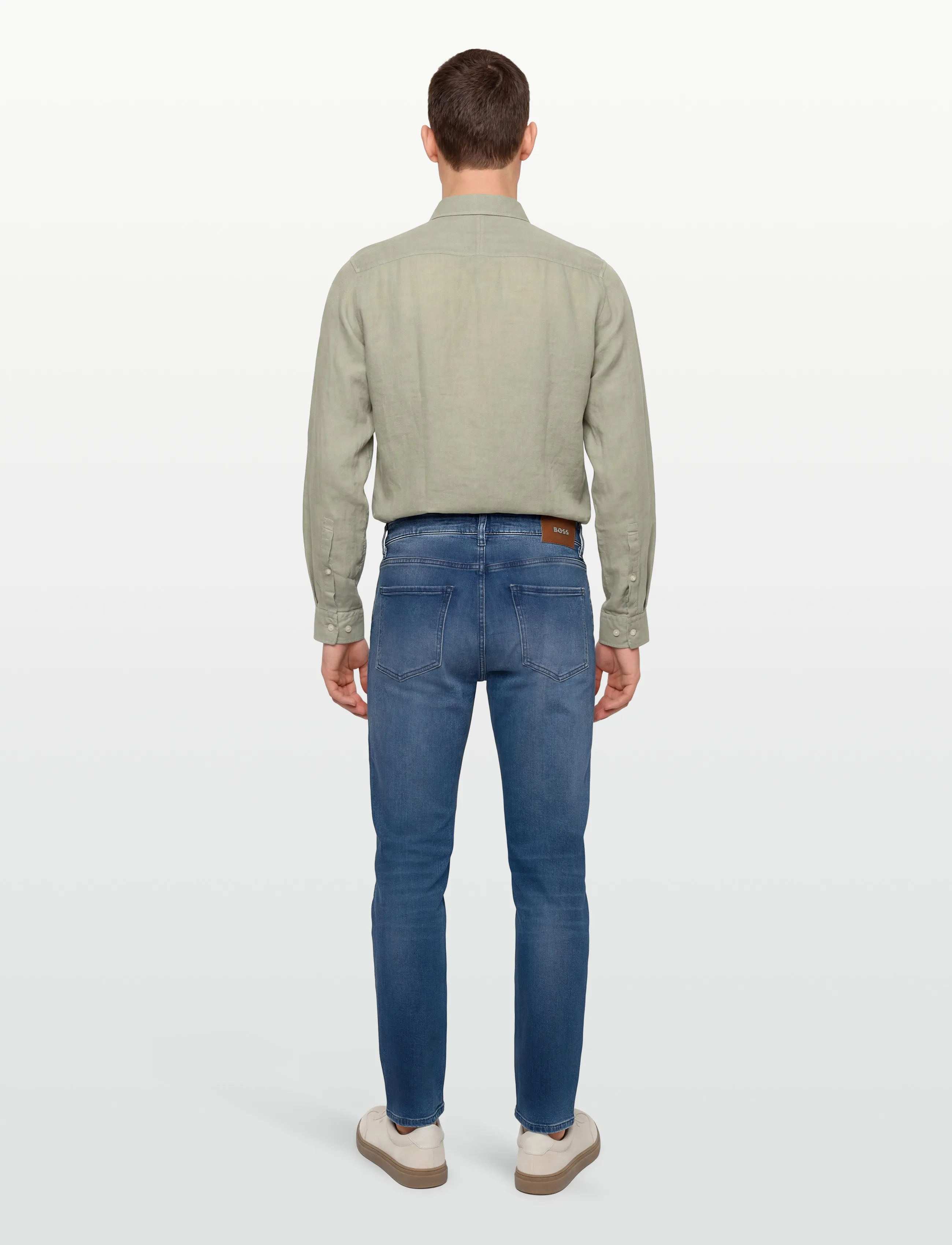 BOSS - H-Re.Maine - regular jeans - medium blue - 4