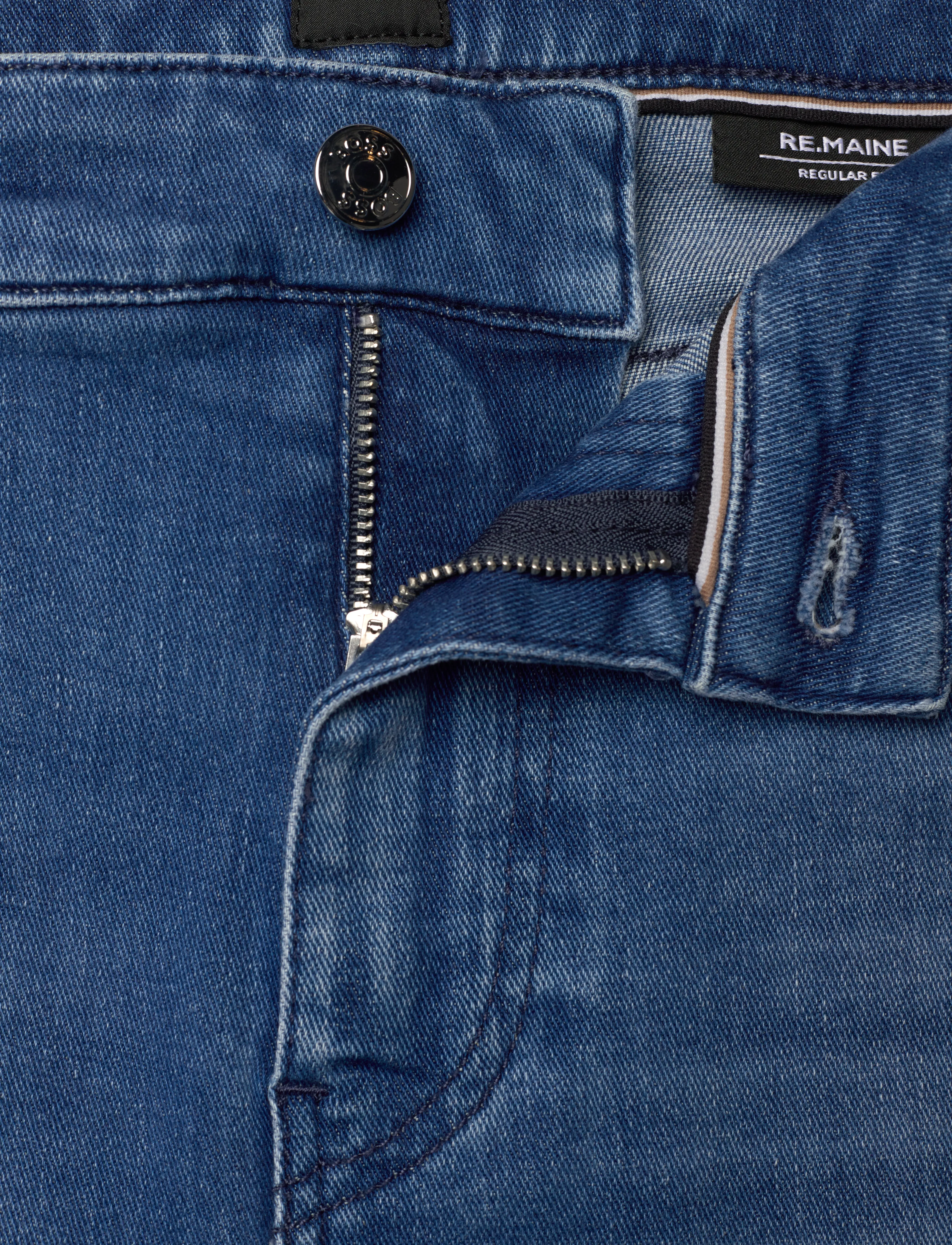 BOSS - H-Re.Maine - regular jeans - medium blue - 3