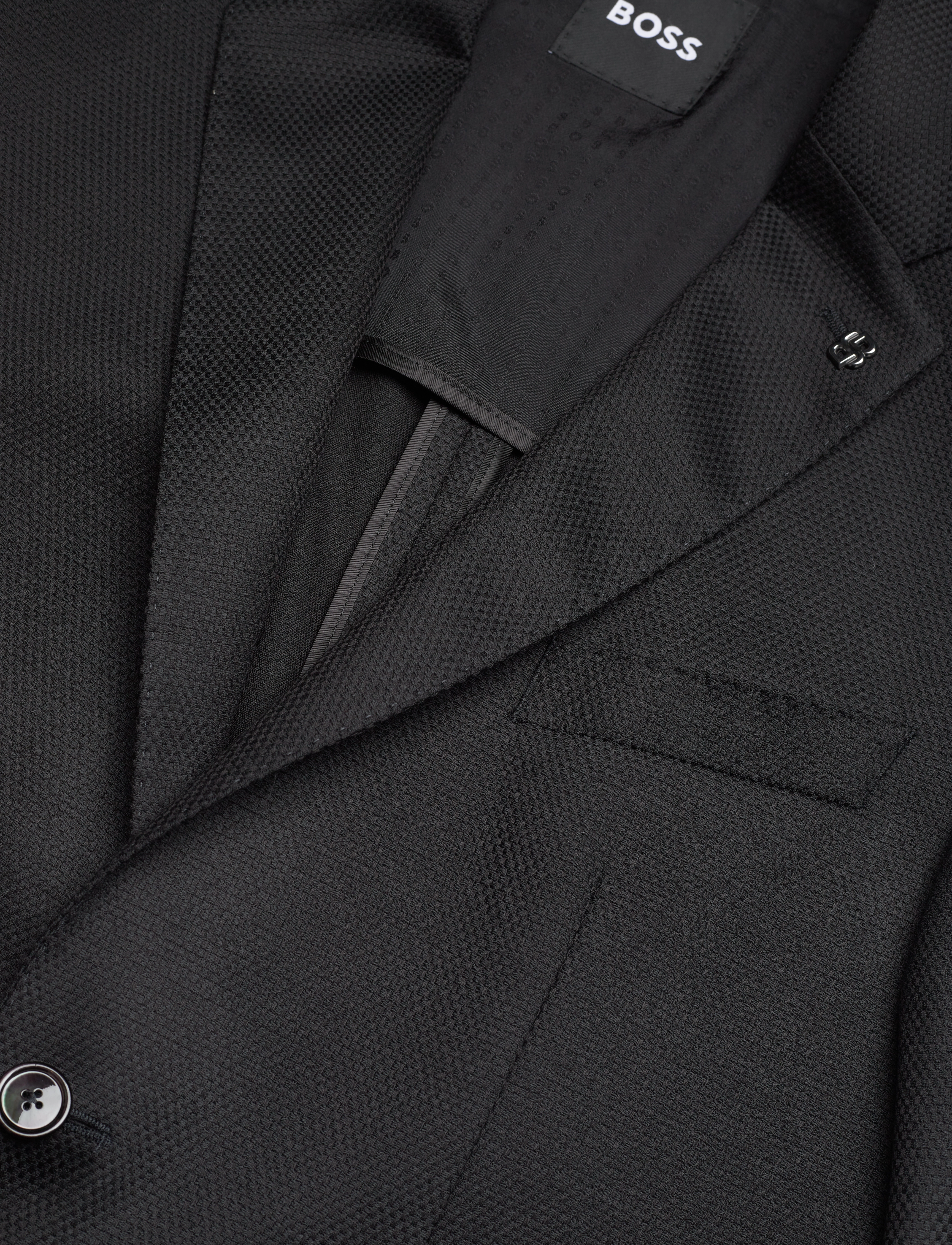 BOSS - H-Janson-233 - einreiher - black - 2