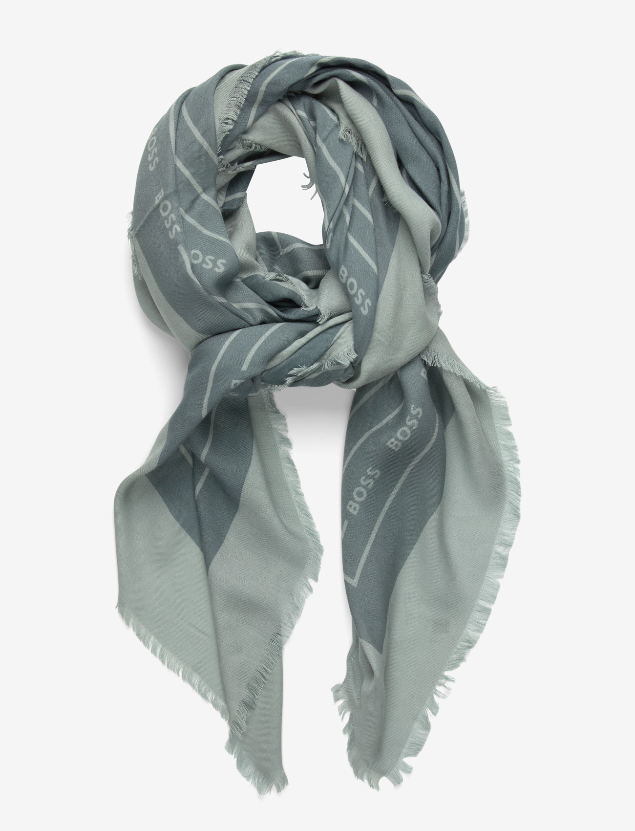 BOSS - Laik_120*120 - lightweight scarves - bright blue - 0