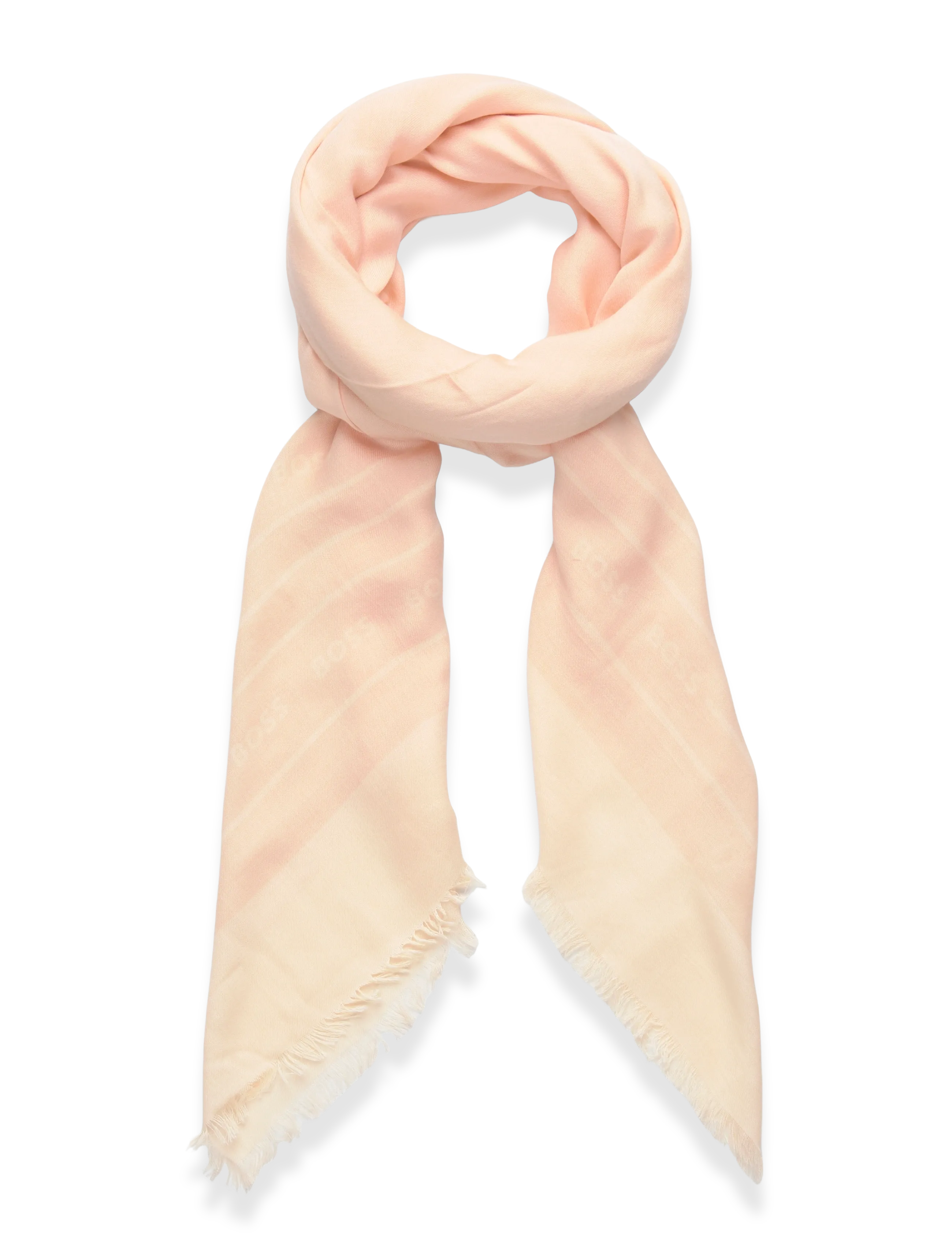 BOSS Laik_120*120 - Sjalar - LIGHT/PASTEL PINK / cream