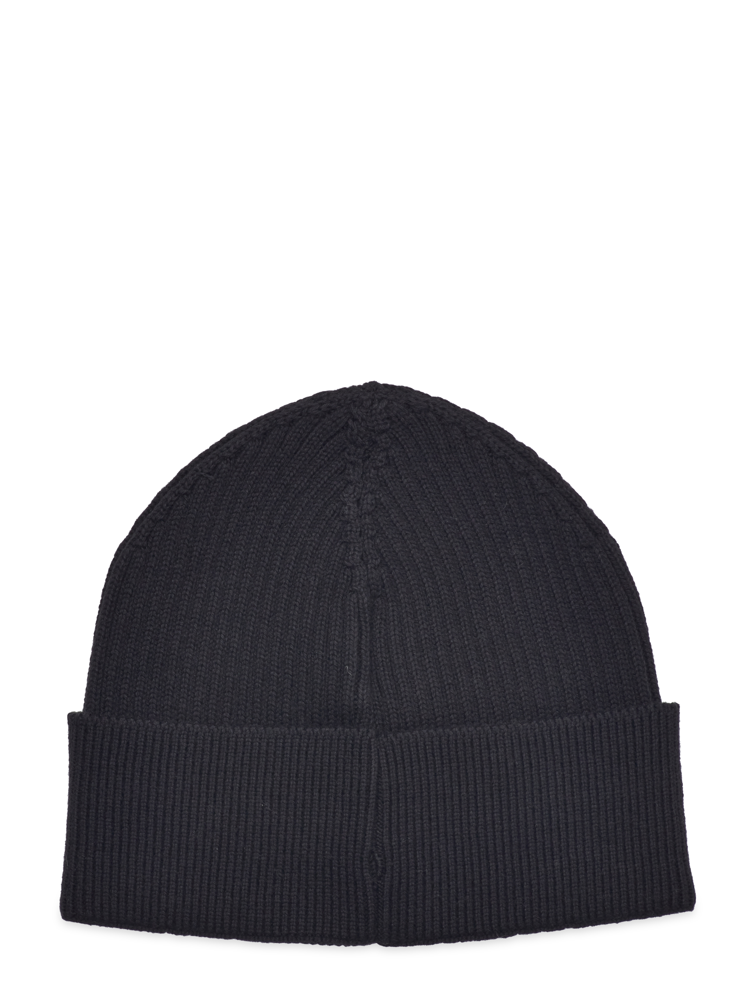 Cotton and wool beanie with signature stripe detail 7