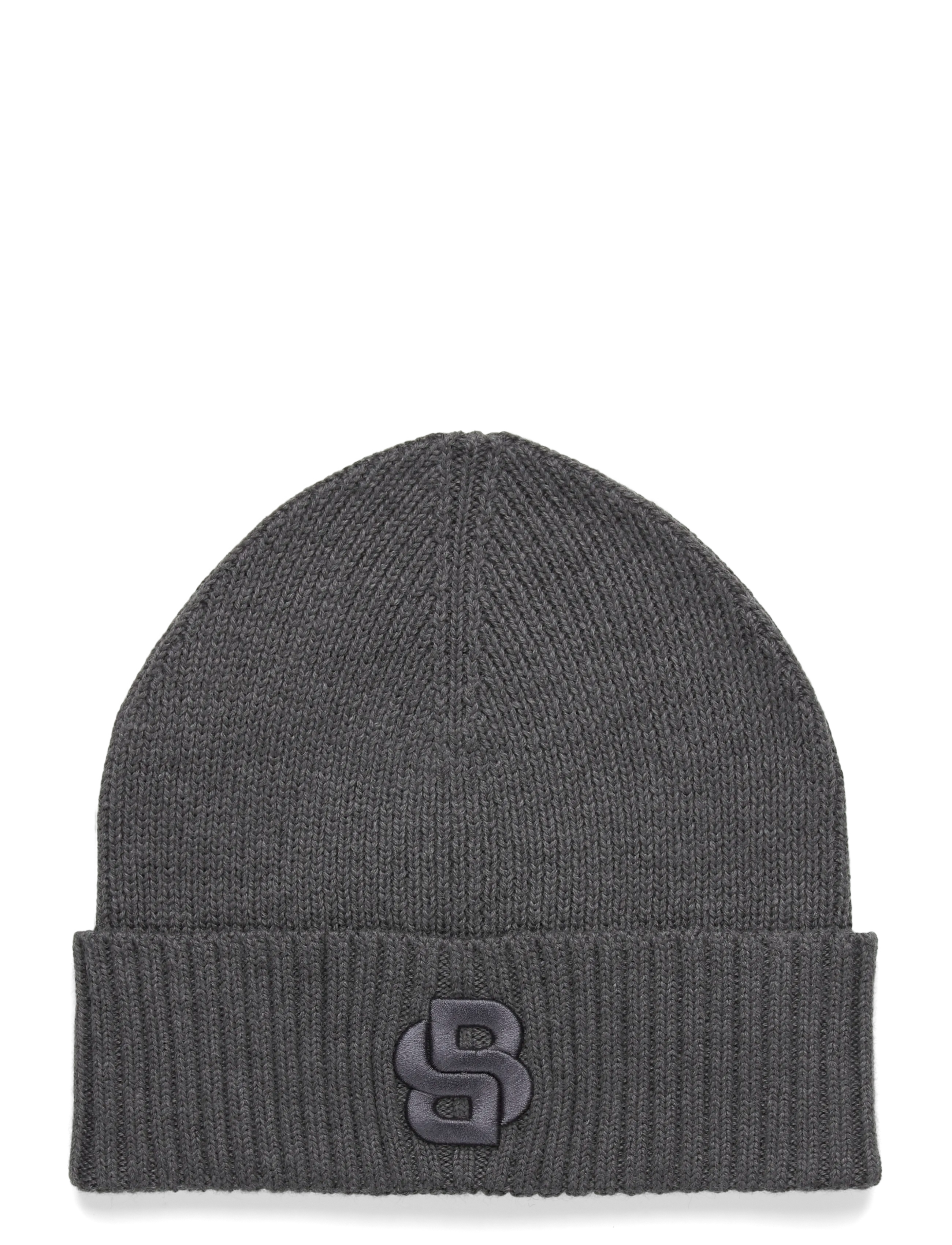 BOSS Edo_Hat, One Size, Grey, Hovedbeklædning > Huer, Herre