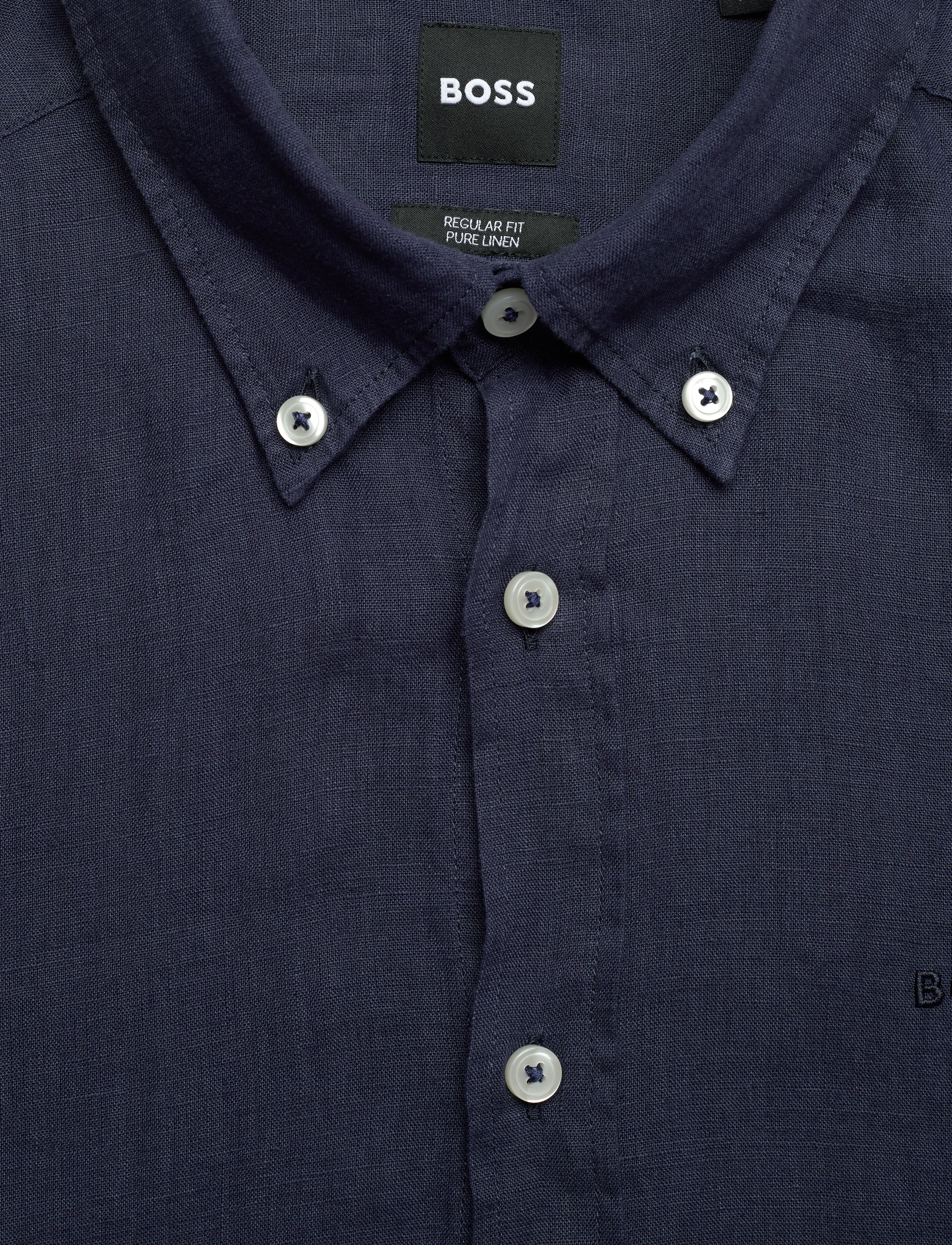 BOSS - H-LIAM-BD-E-C1-243 - linskjorter - dark blue - 2