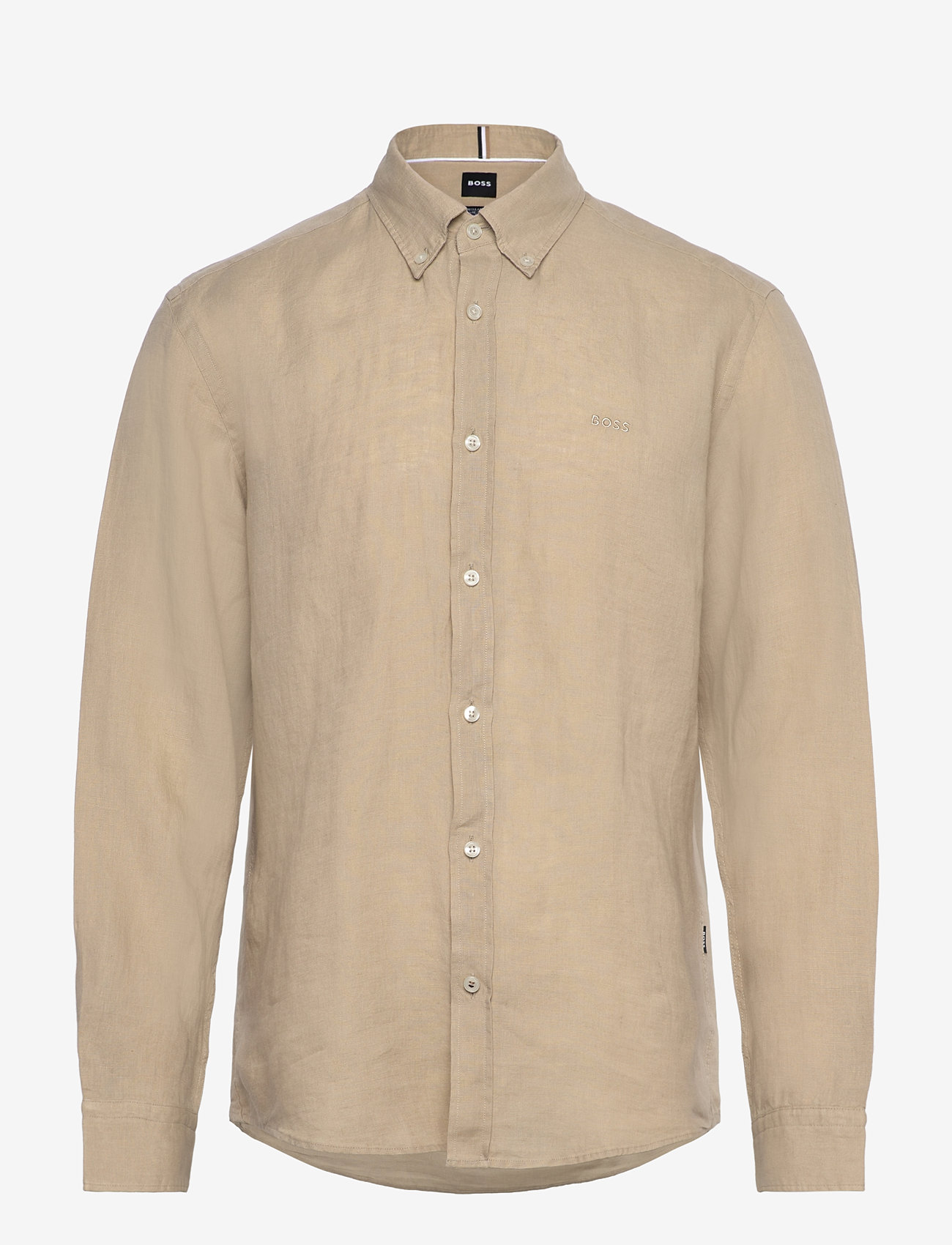 BOSS - H-LIAM-BD-E-C1-243 - basic skjorter - light beige - 0