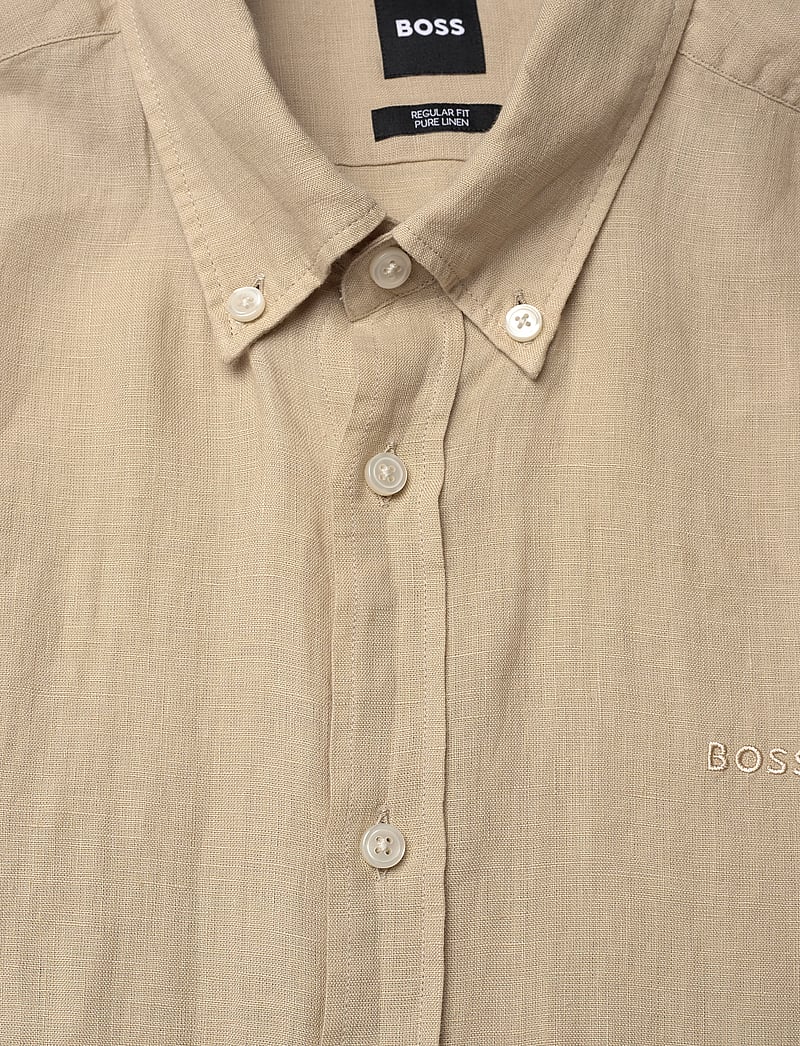 BOSS - H-LIAM-BD-E-C1-243 - basic skjorter - light beige - 2