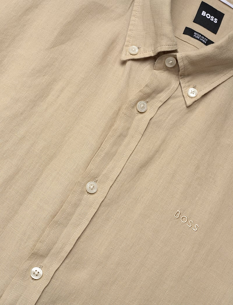 BOSS - H-LIAM-BD-E-C1-243 - basic skjorter - light beige - 3