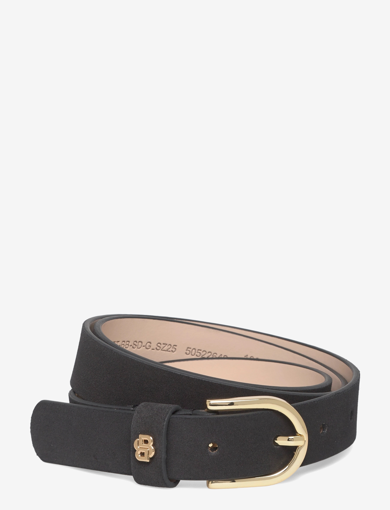 BOSS - Scarlet-BB-Sd-G_Sz25 - leðurbelti - black - 0