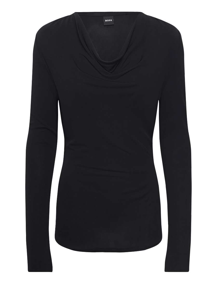 BOSS - Eseyana - topi ar garām piedurknēm - black - 0
