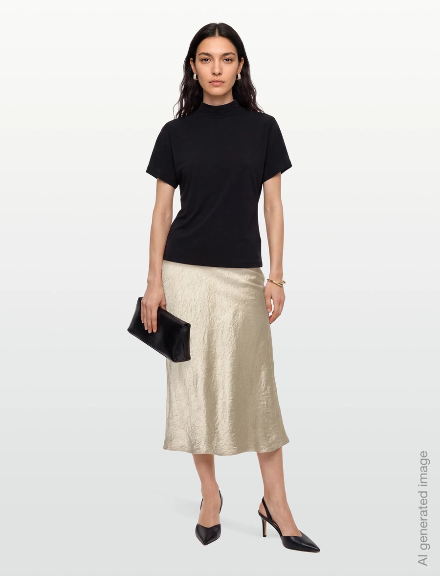 BOSS - Vesatie - satinnederdele - open beige - 0