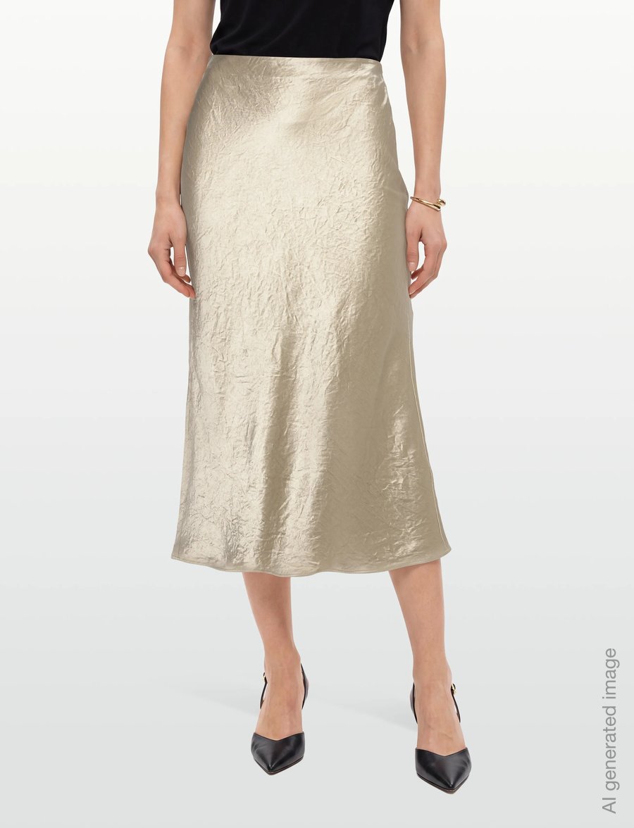 BOSS - Vesatie - satinnederdele - open beige - 3