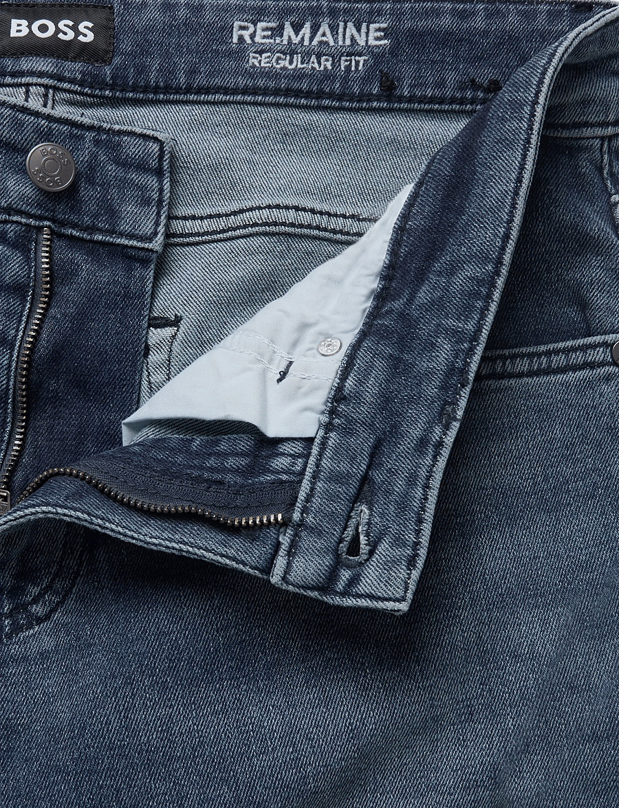 BOSS - H-Re.Maine - regular jeans - navy - 3