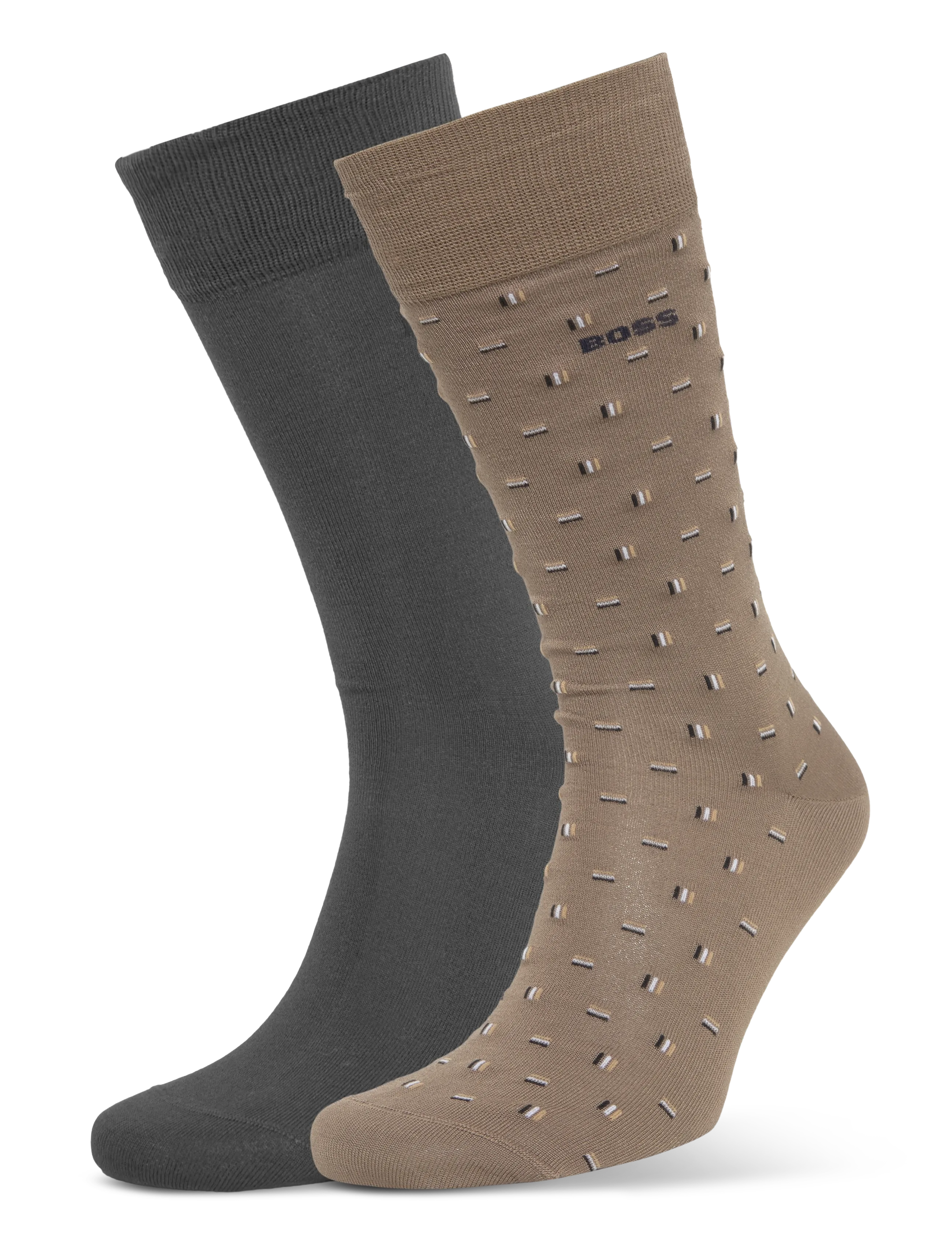 BOSS 2P RS Mini iconic MC - BOSS Black - OPEN BROWN / beige