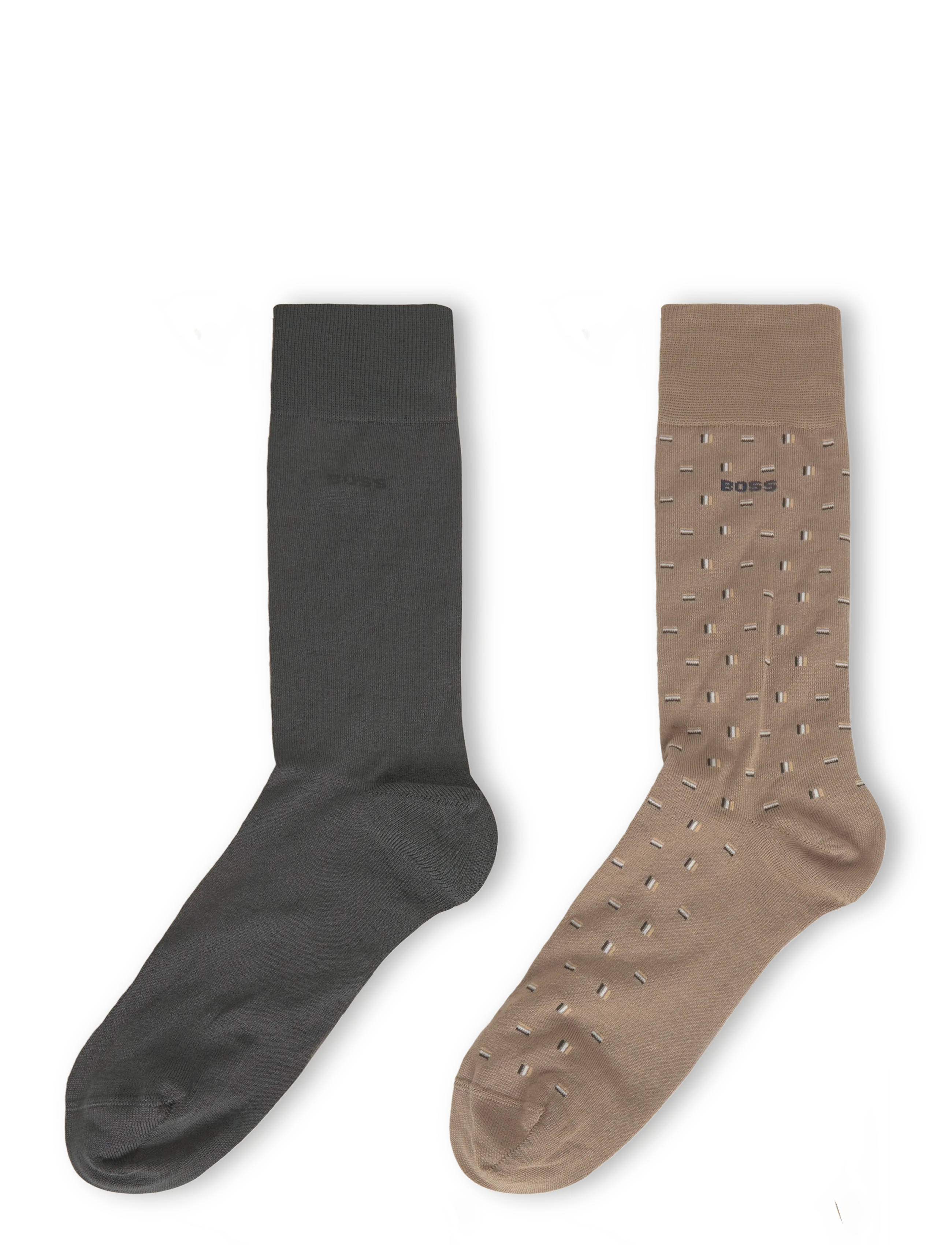 BOSS - 2P RS Mini iconic MC - vanliga strumpor - open brown - 1