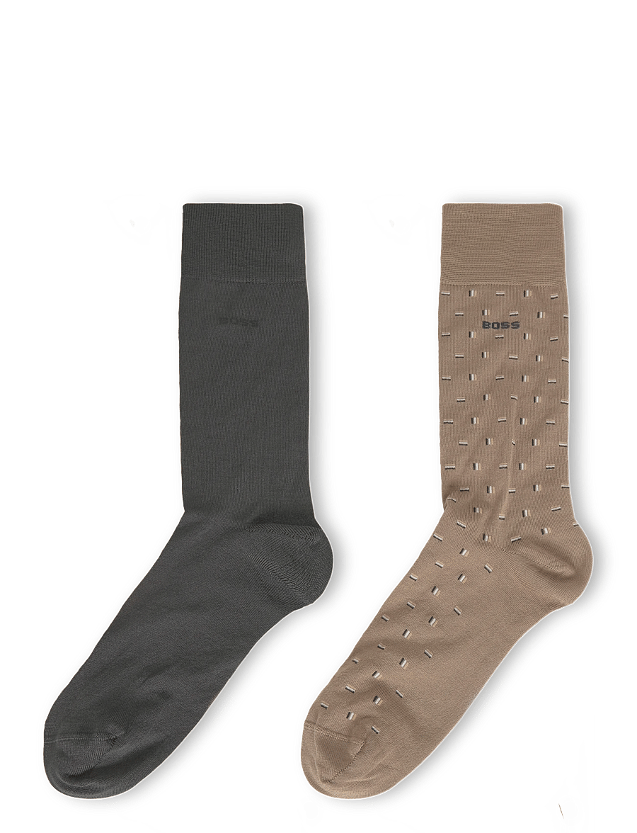 BOSS - 2P RS Mini iconic MC - vanliga strumpor - open brown - 1