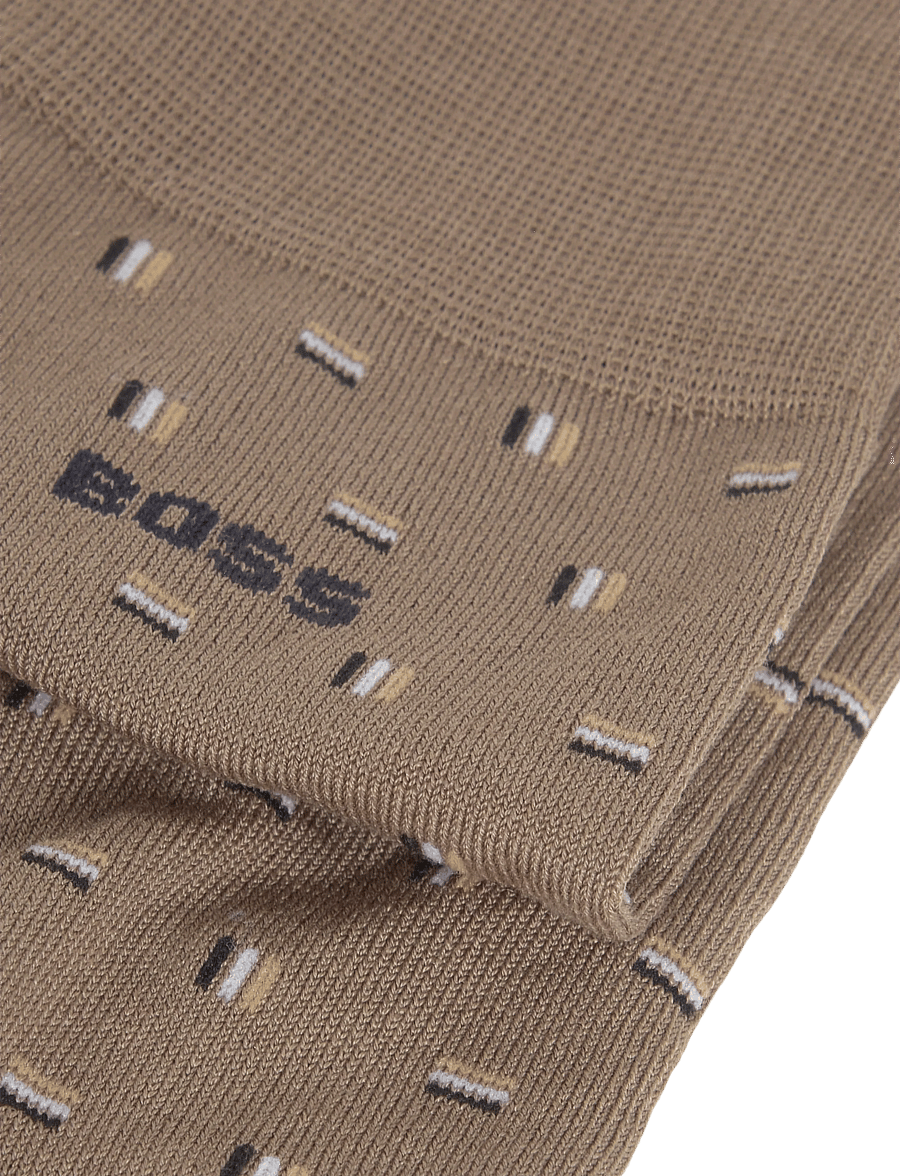 BOSS - 2P RS Mini iconic MC - vanliga strumpor - open brown - 2